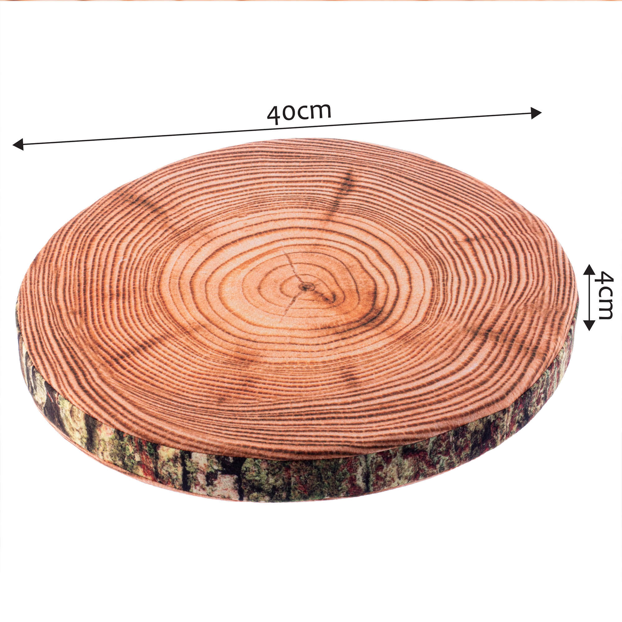 Poduszka na krzesło 40 cm, omszona