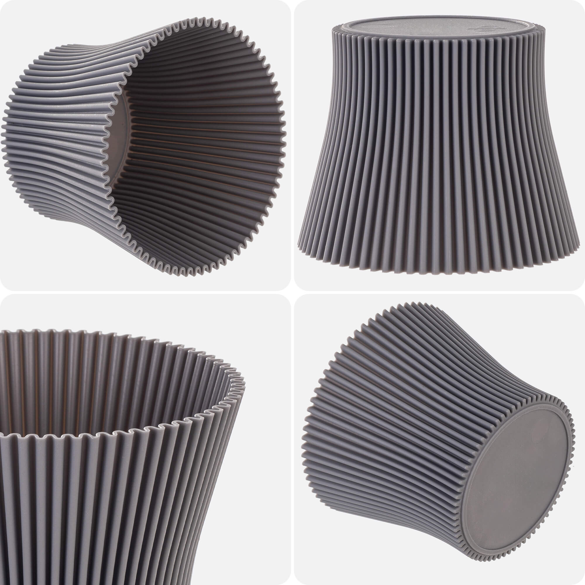 Doniczka na kwiaty Estrela 19cm szary