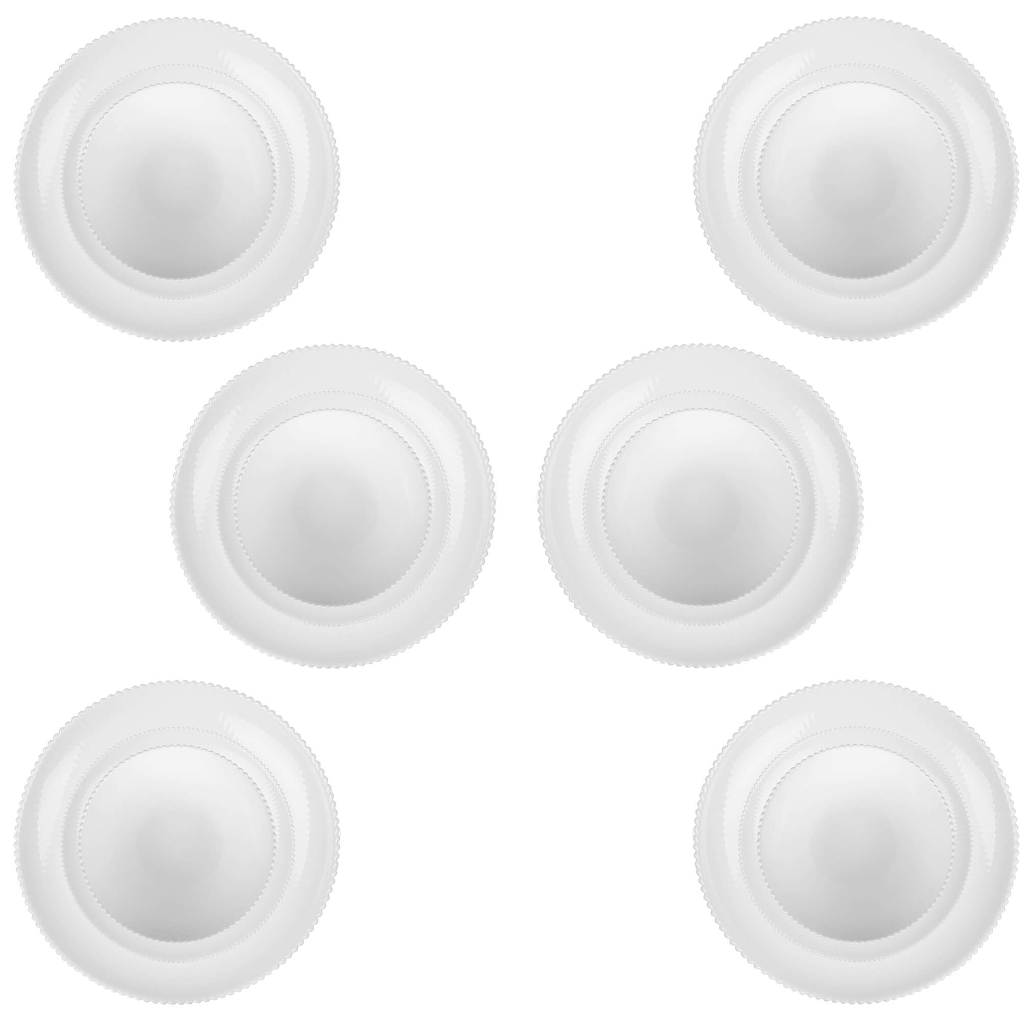 Zestaw obiadowy Regno biały 6 kompletów