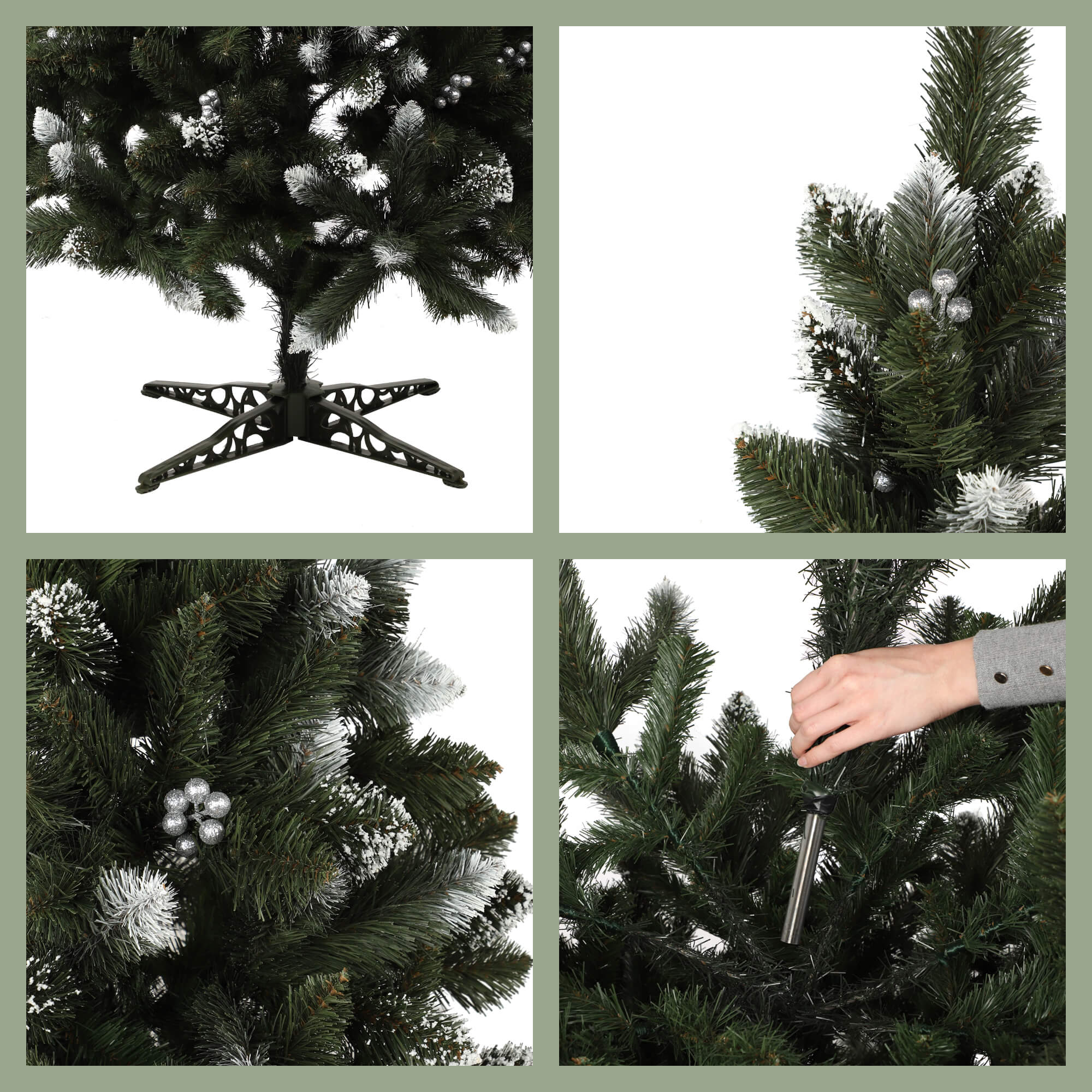 Choinka sztuczna sosna diamentowa Mantua 220 cm