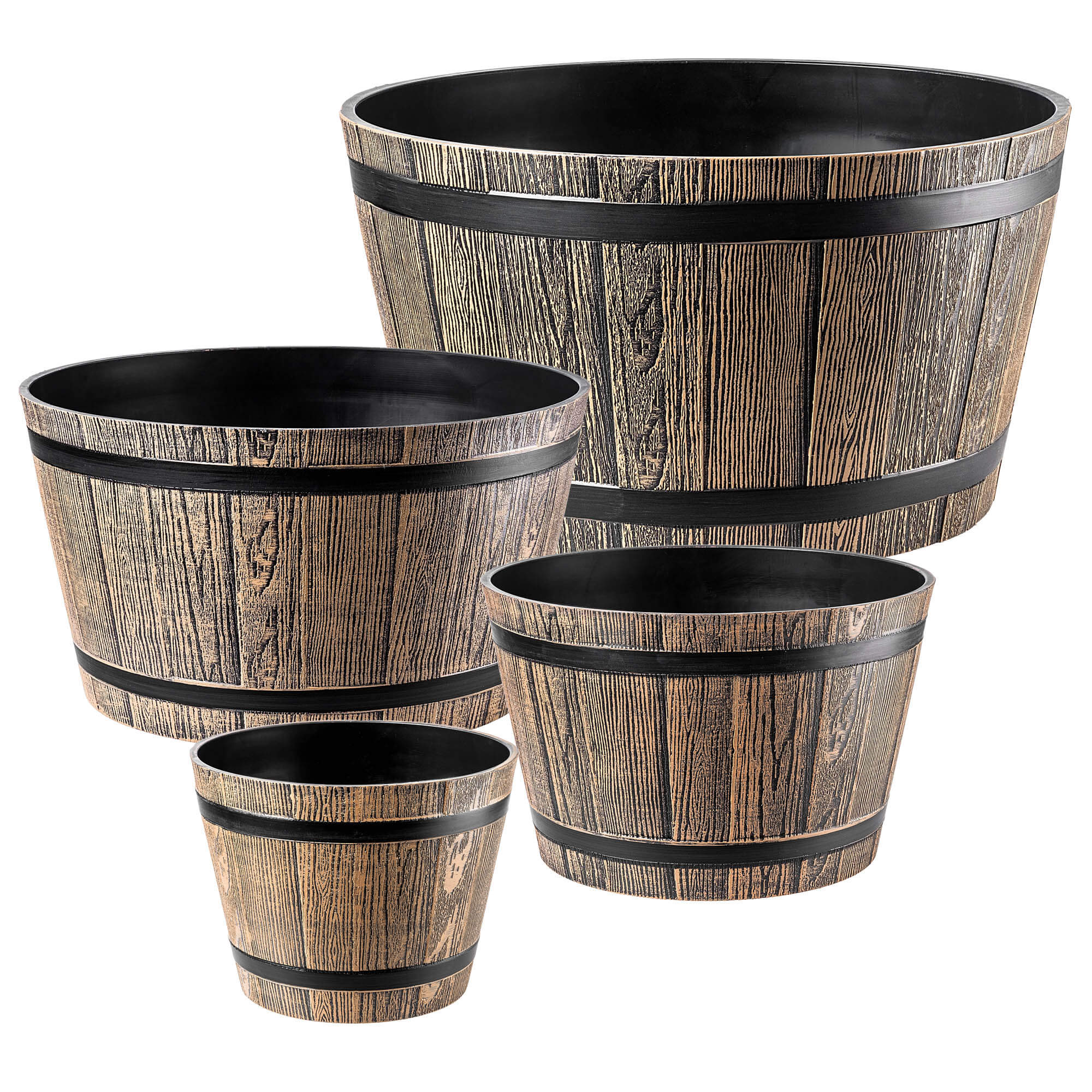 Donica na kwiaty Sori 23, 30, 40, 50 cm, mokka