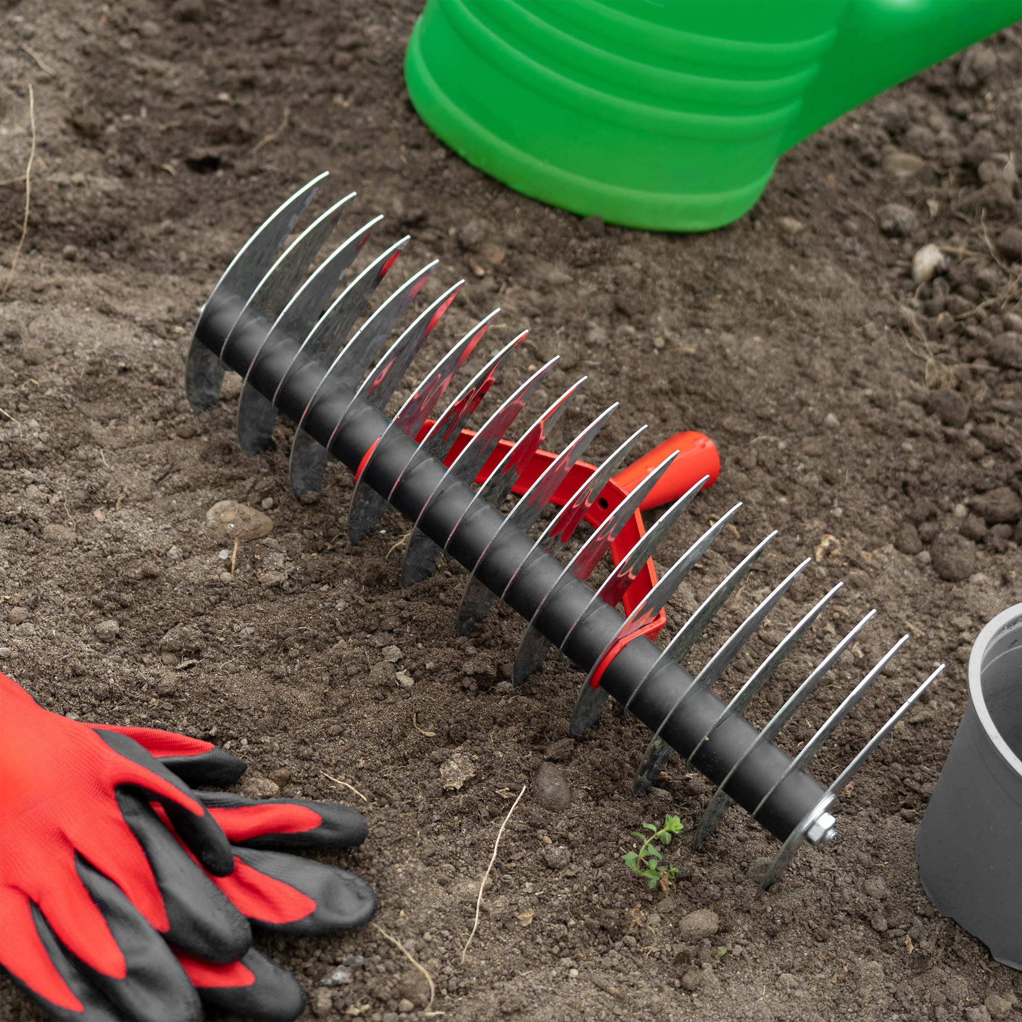 Aerator dwustronny Strand 36 x 14 cm, srebrny