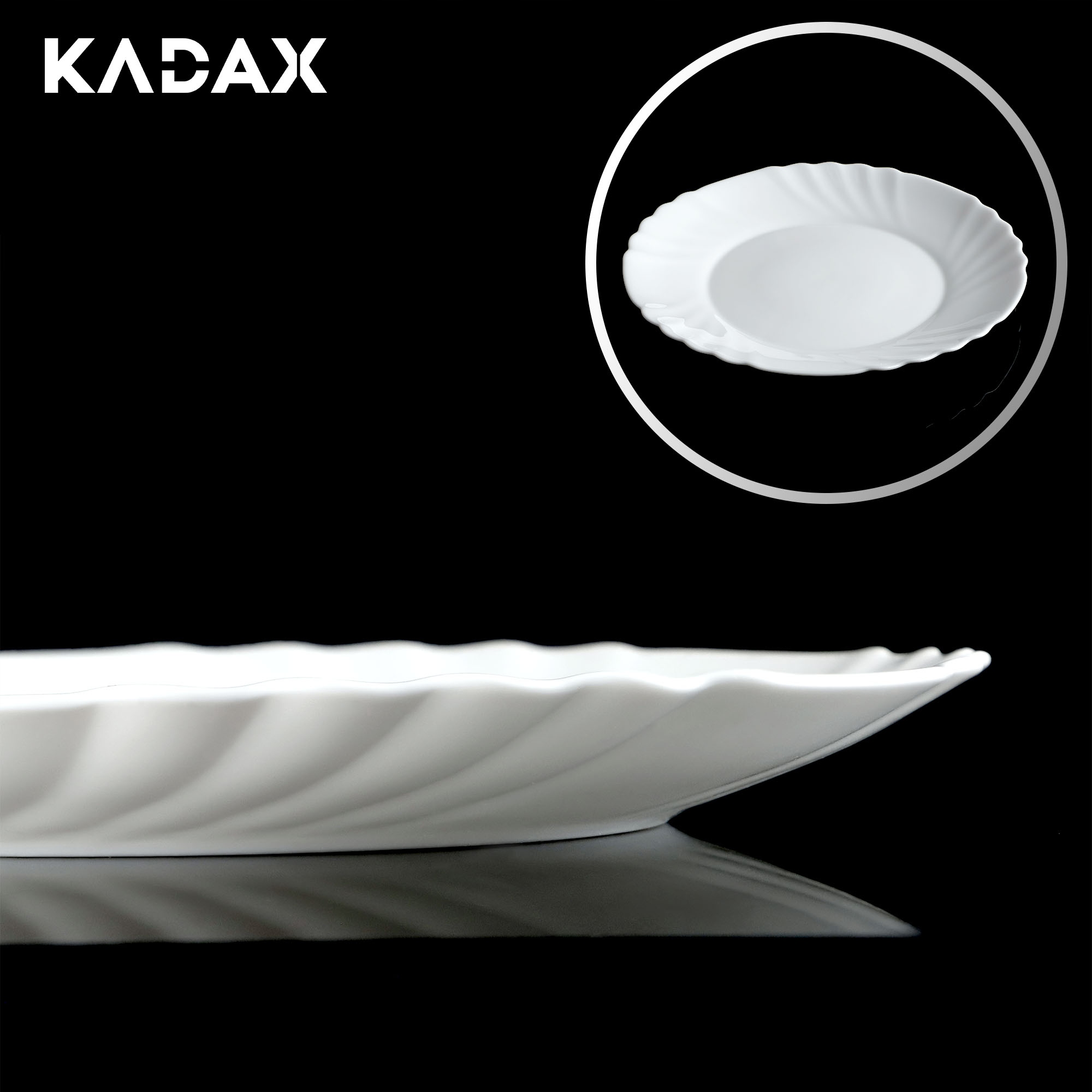 Talerz deserowy 20 cm, 3 szt.