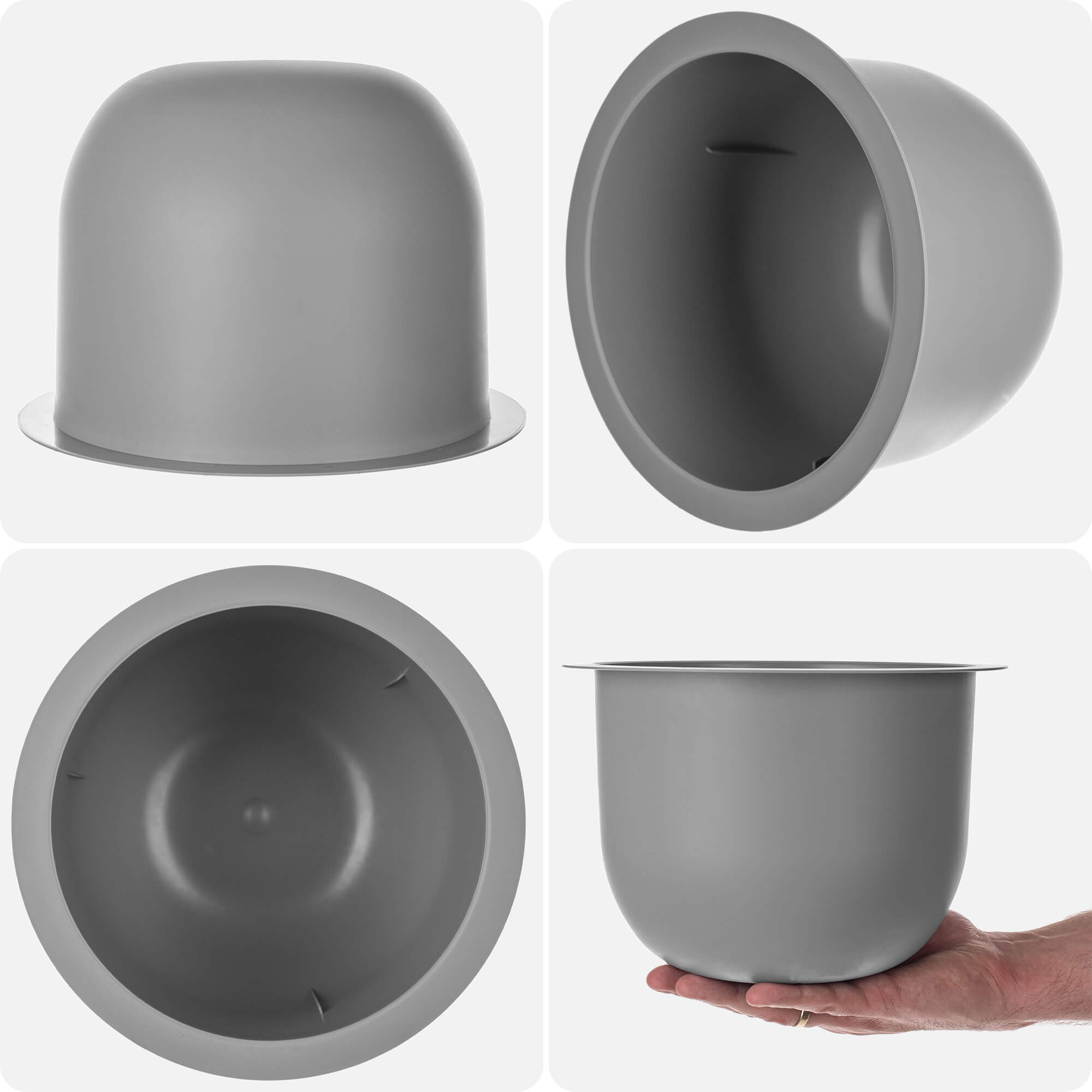 Wkład do kwietnika Aytre 24 cm platynowy