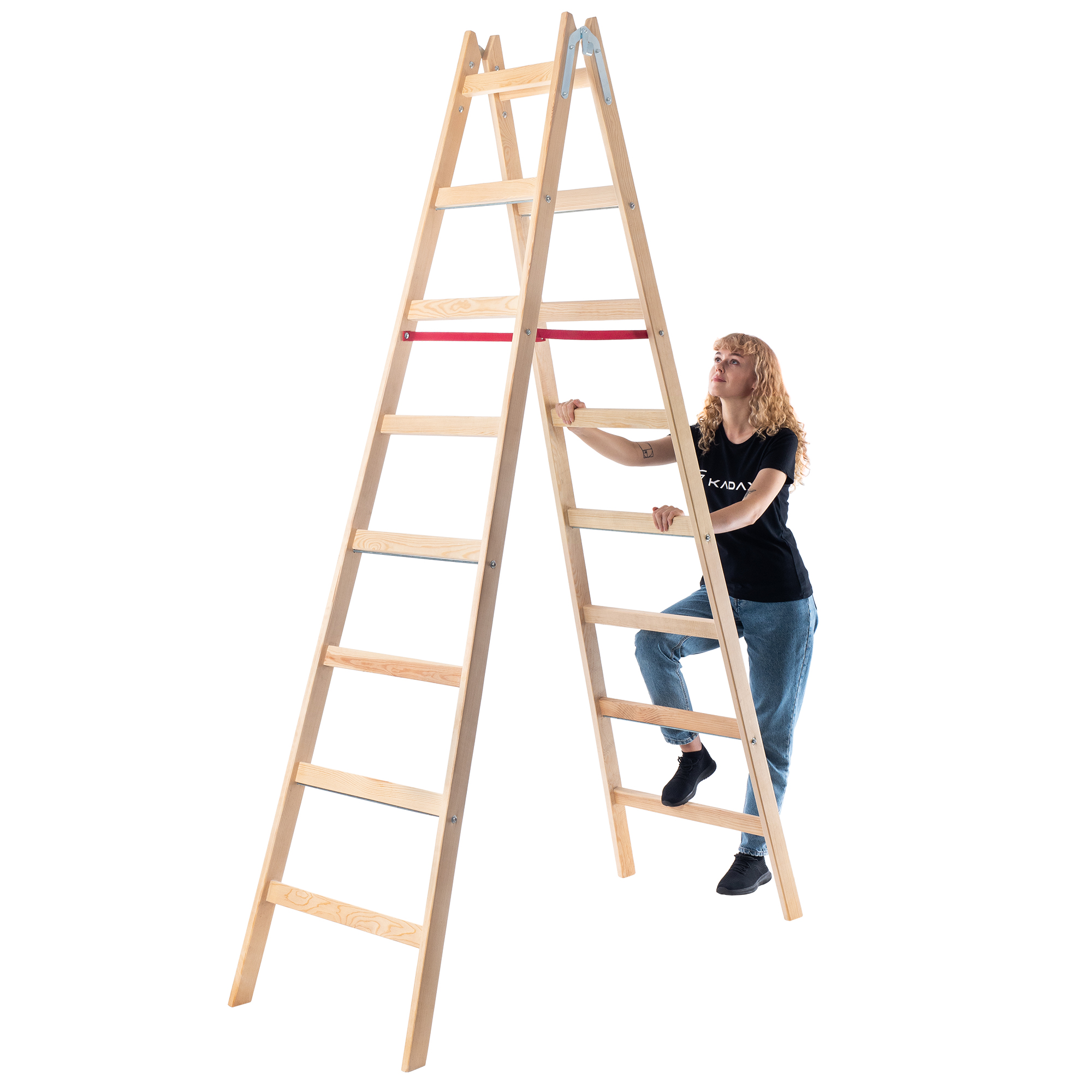 Drabina malarska Cossira dwustronna 8 stopni