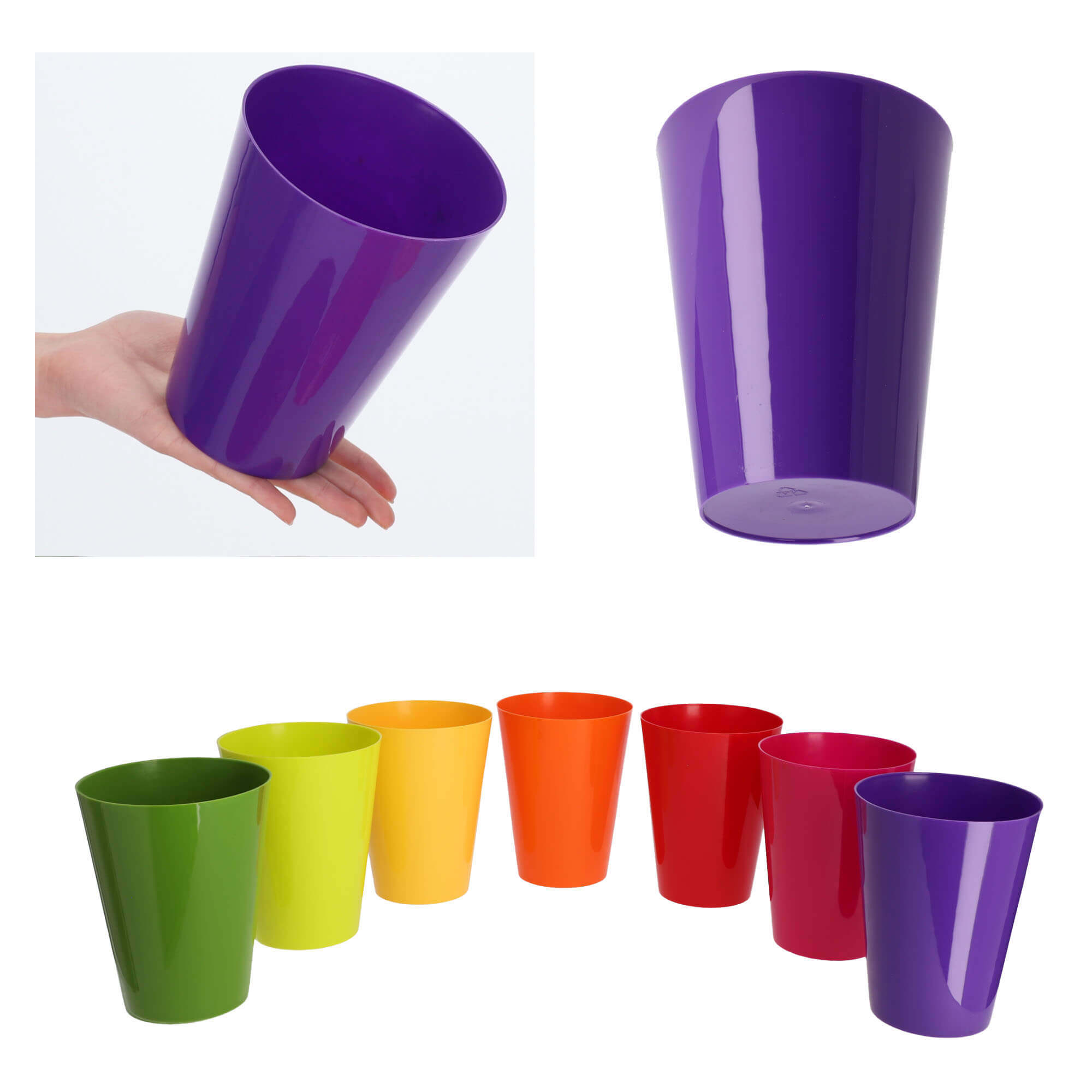 Doniczka na storczyka Cerda 13 cm, fioletowa