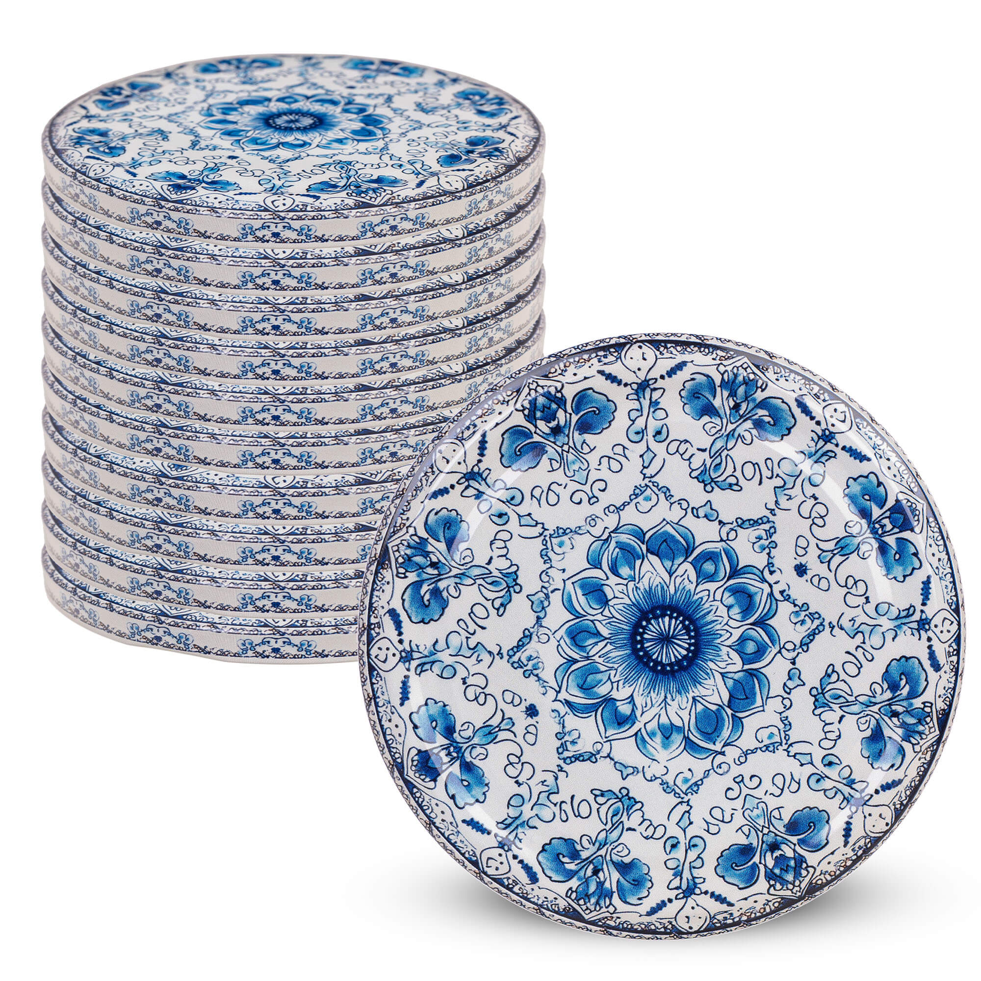 Metalowe wieczka do słoików Virbo 10szt fi 82mm "Porcelana"