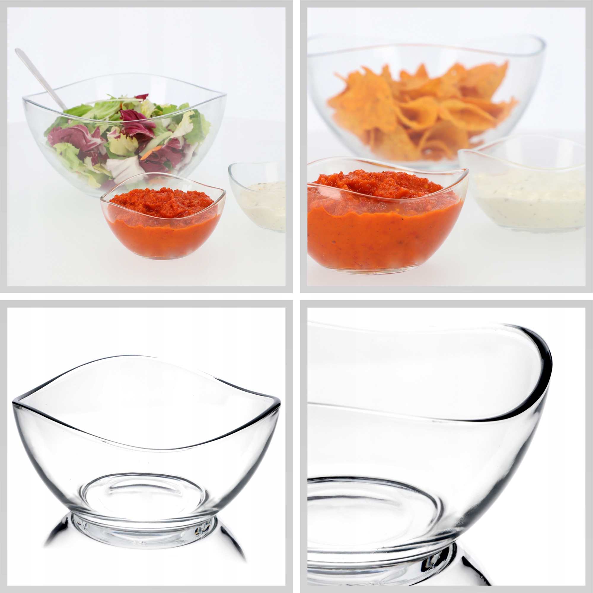 Salaterka szklana 1,85L