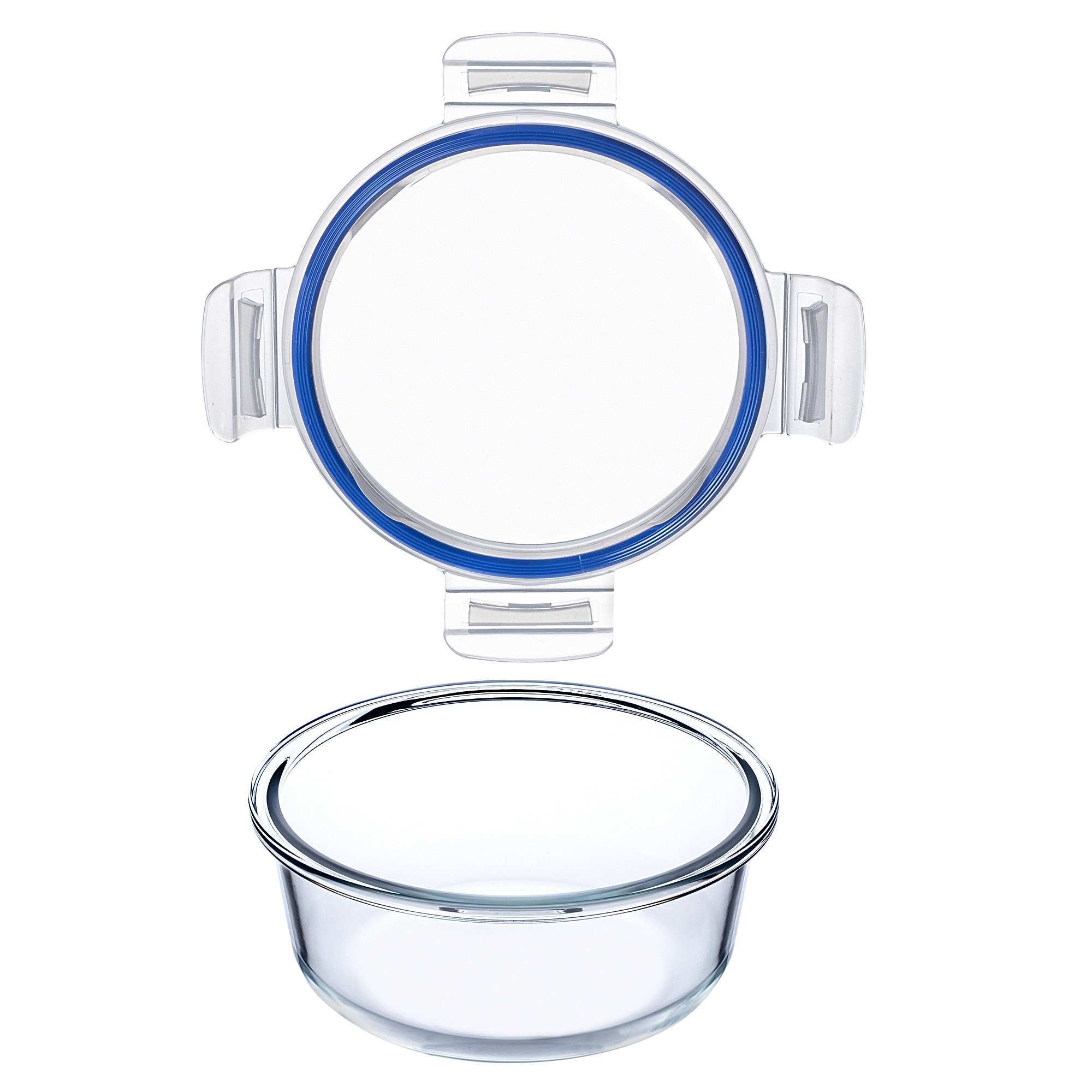 Szklany pojemnik na żywność Athie 1300ml okrągły