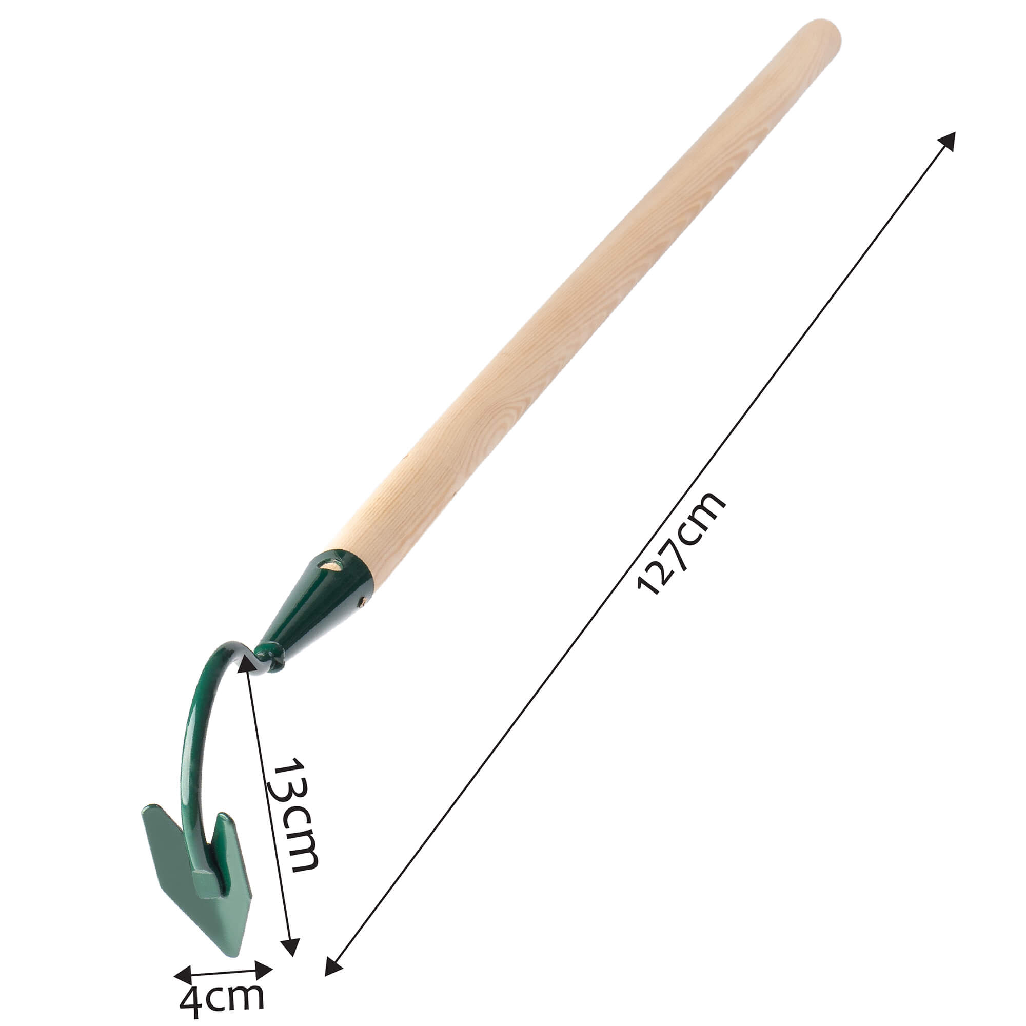 Spulchniacz drewniany Ortelle, 1-zębny, zielony