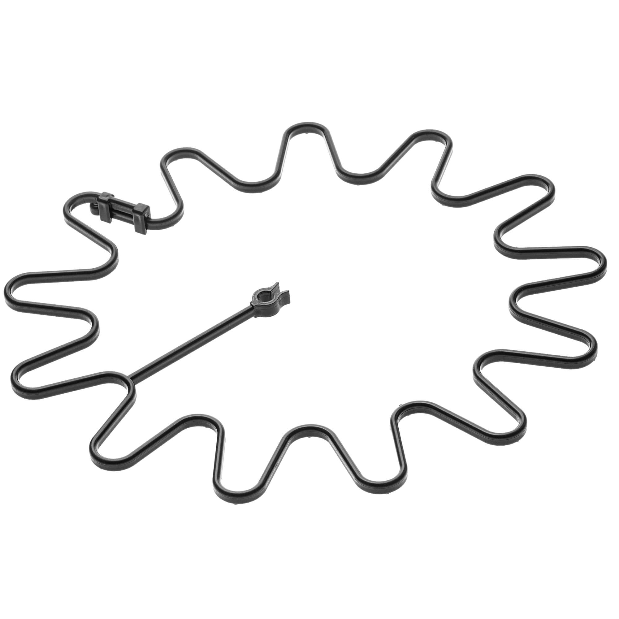 Obejma do roślin Montlaur 21 cm czarna 20 szt.