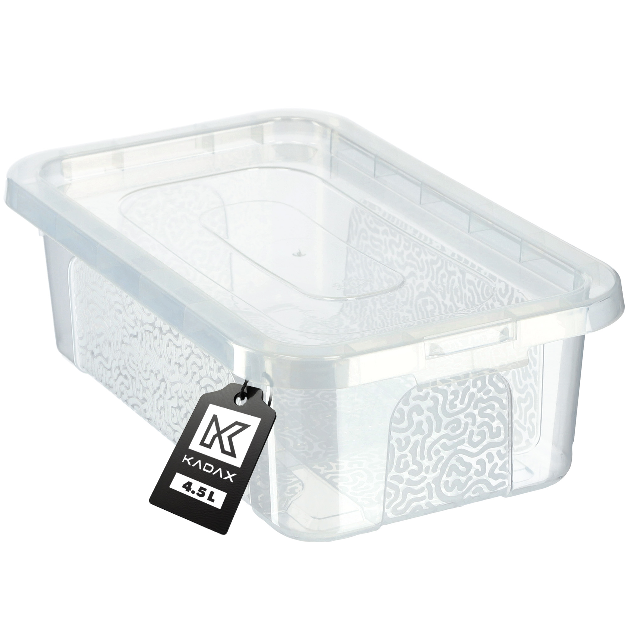 Pojemnik z pokrywką do przechoywywania Dozza 4,5L bezbarwny