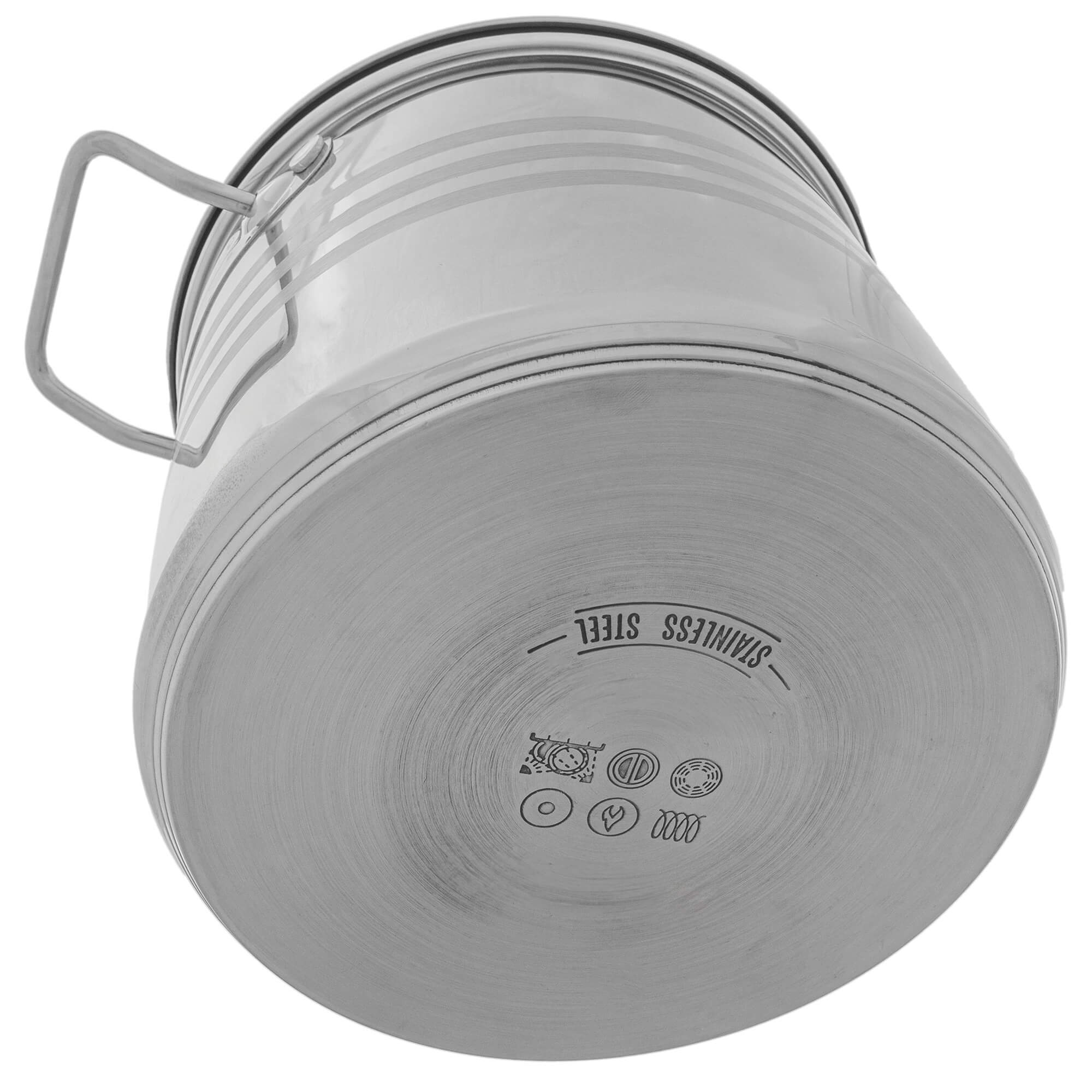 Garnek stalowy Sveg z pokrywką 6.6L