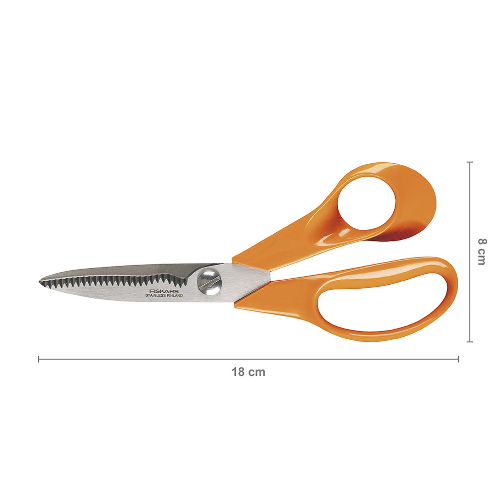 Fiskars 1000819 Classic Nożyczki kuchenne, 18 cm