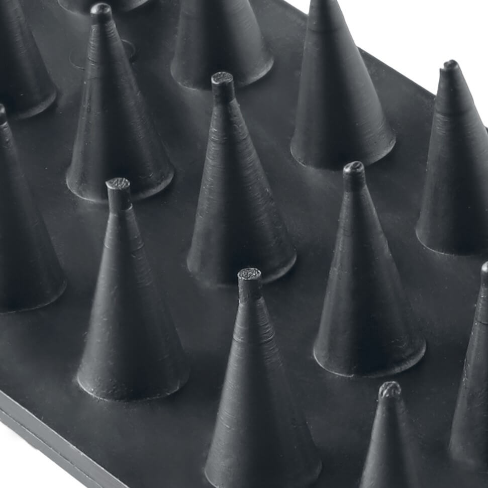 Plastikowe kolce Tosta przeciw ptakom 50 cm szare 1 szt.