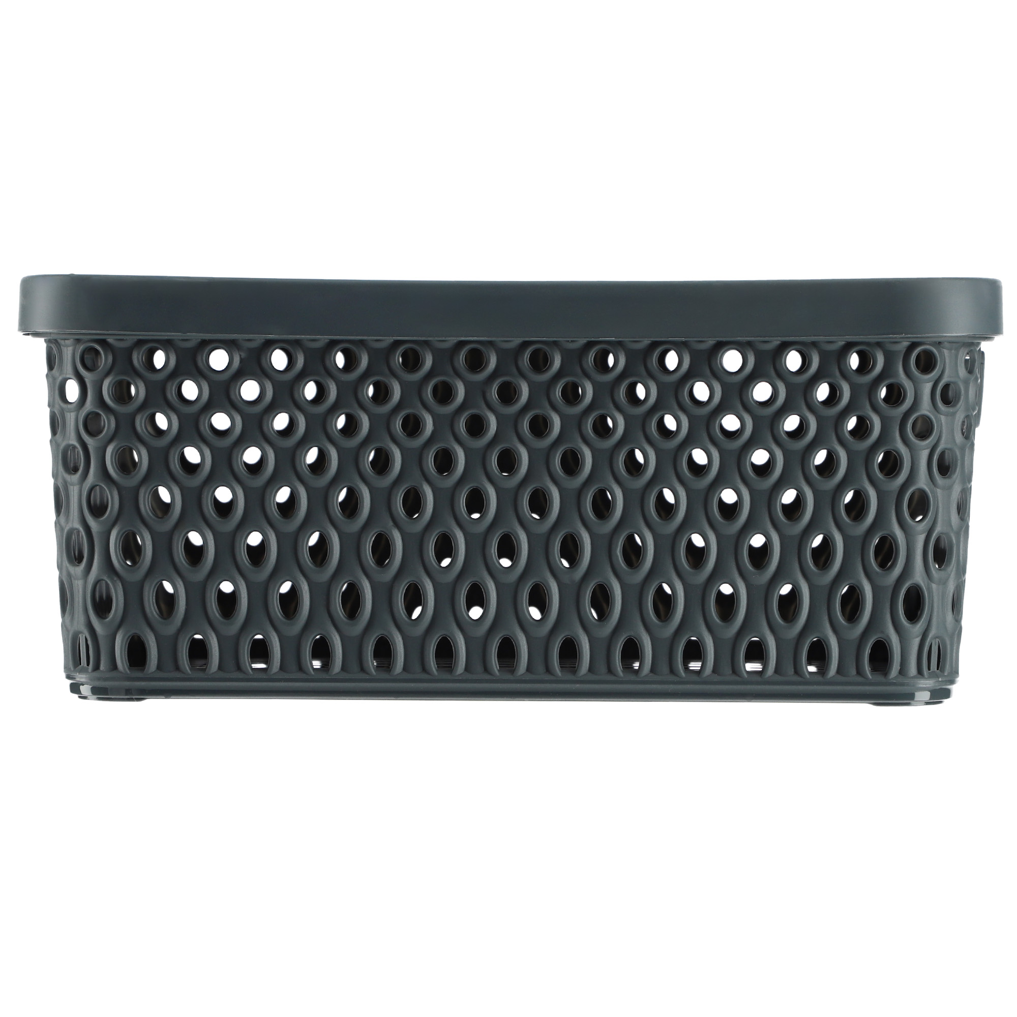 Koszyk z pokrywą do przechowywania Pau 4,5L szary