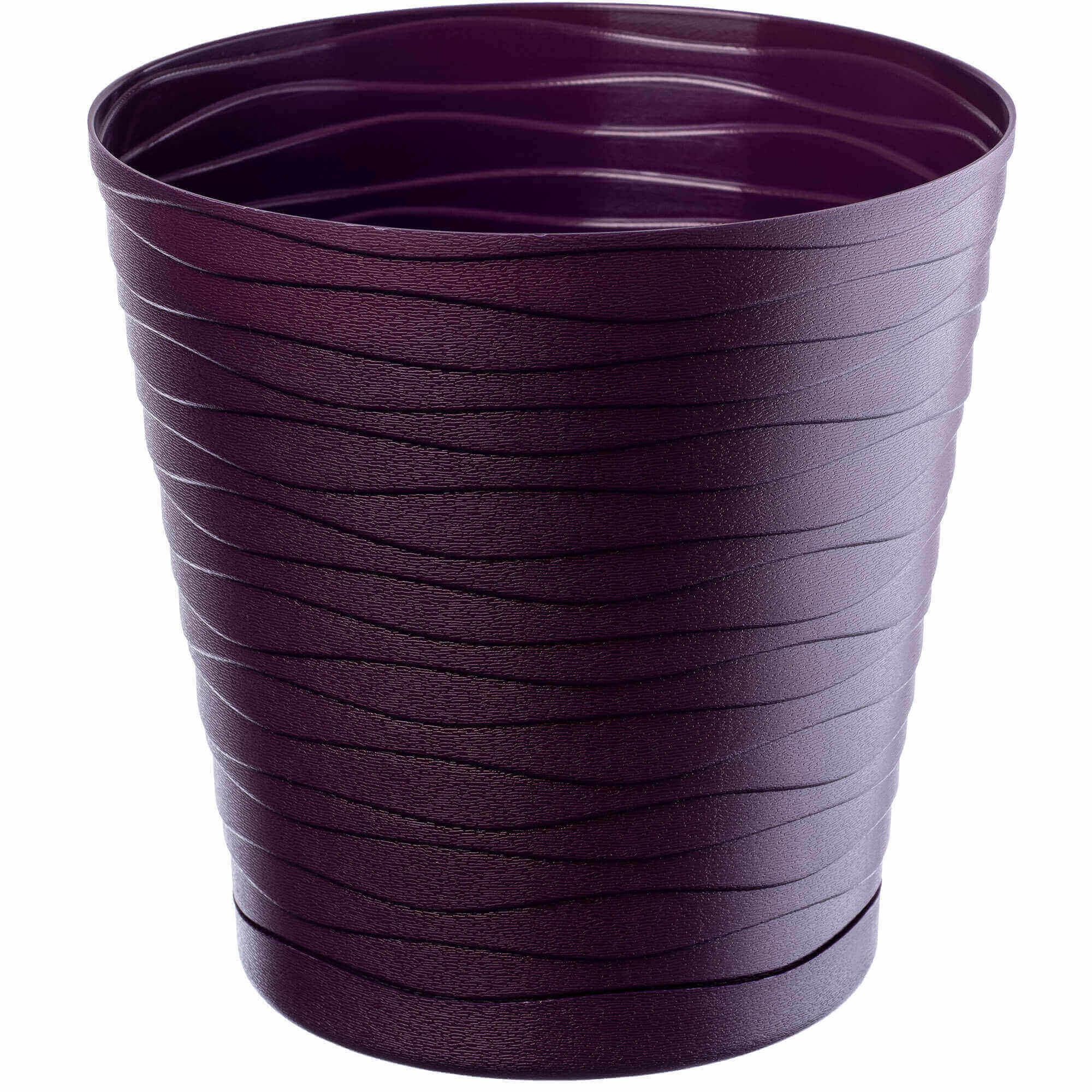 Doniczka z podstawką Greve 17 cm, śliwkowa