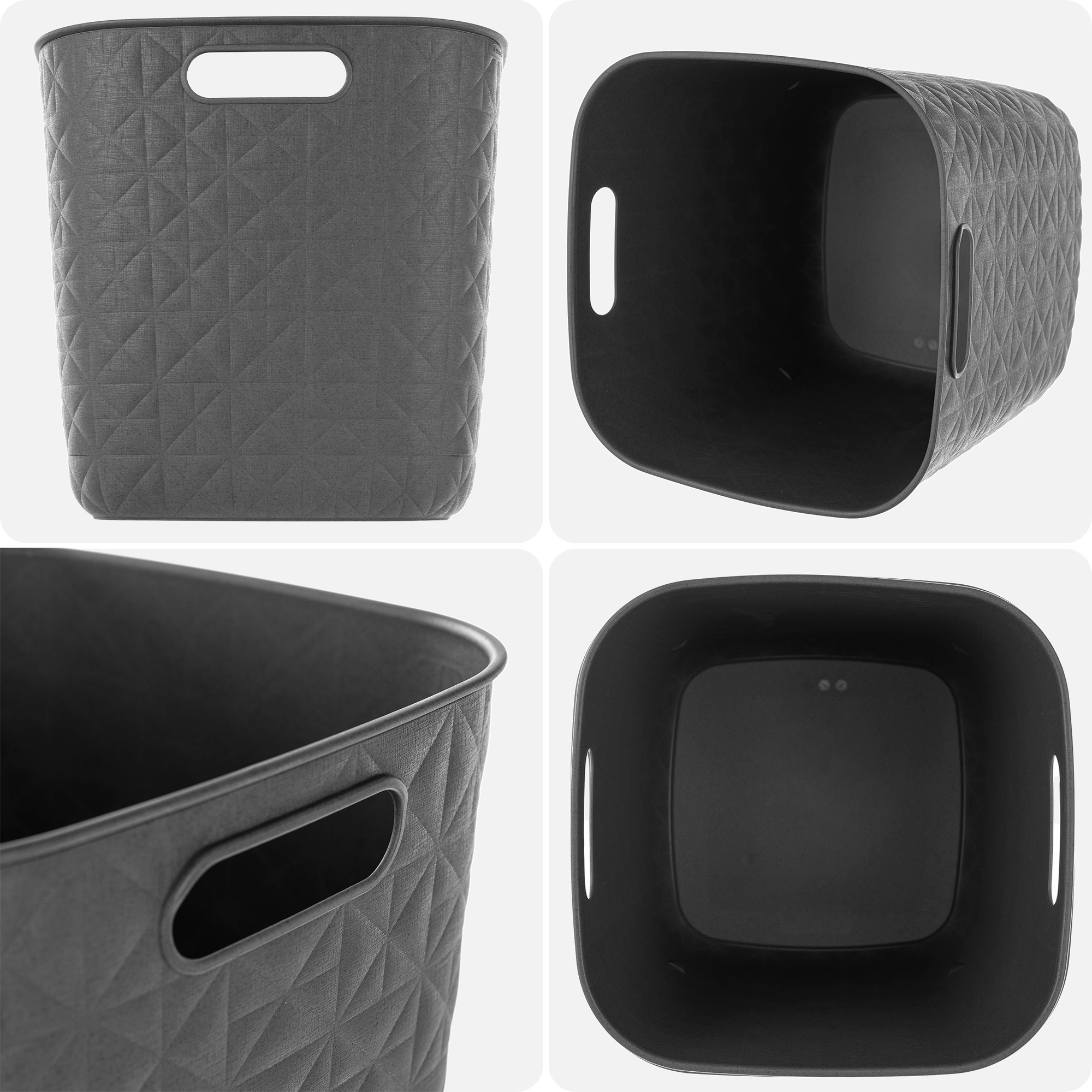 Koszyk Curver Softex kwadratowy 15L szary