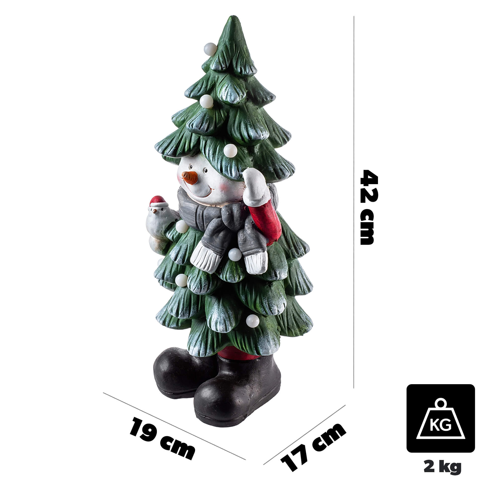 Figurka bożonarodzeniowa LED Aliud choinka