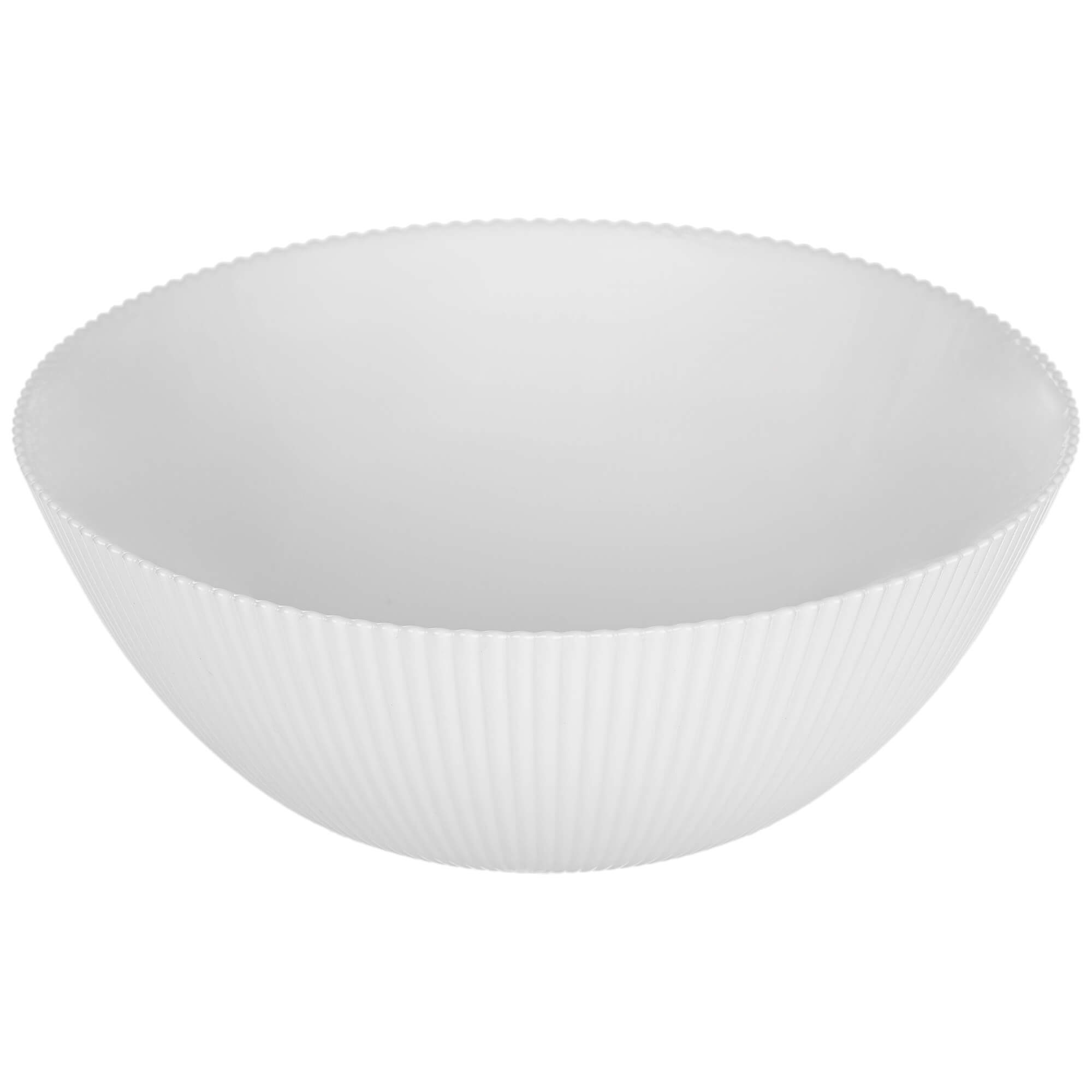 Salaterka szklana Regno 20.3 cm biała 1 szt.