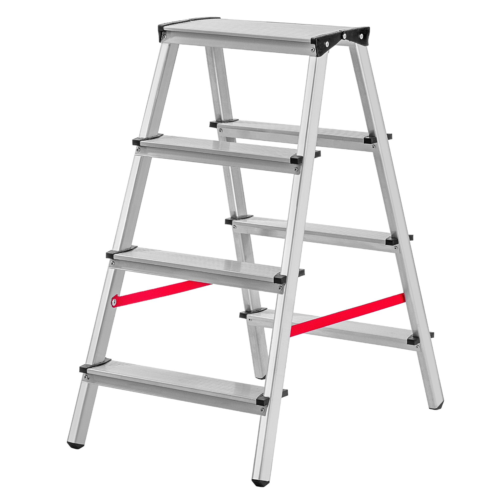 Drabina aluminiowa dwustronna Telti 4 stopnie