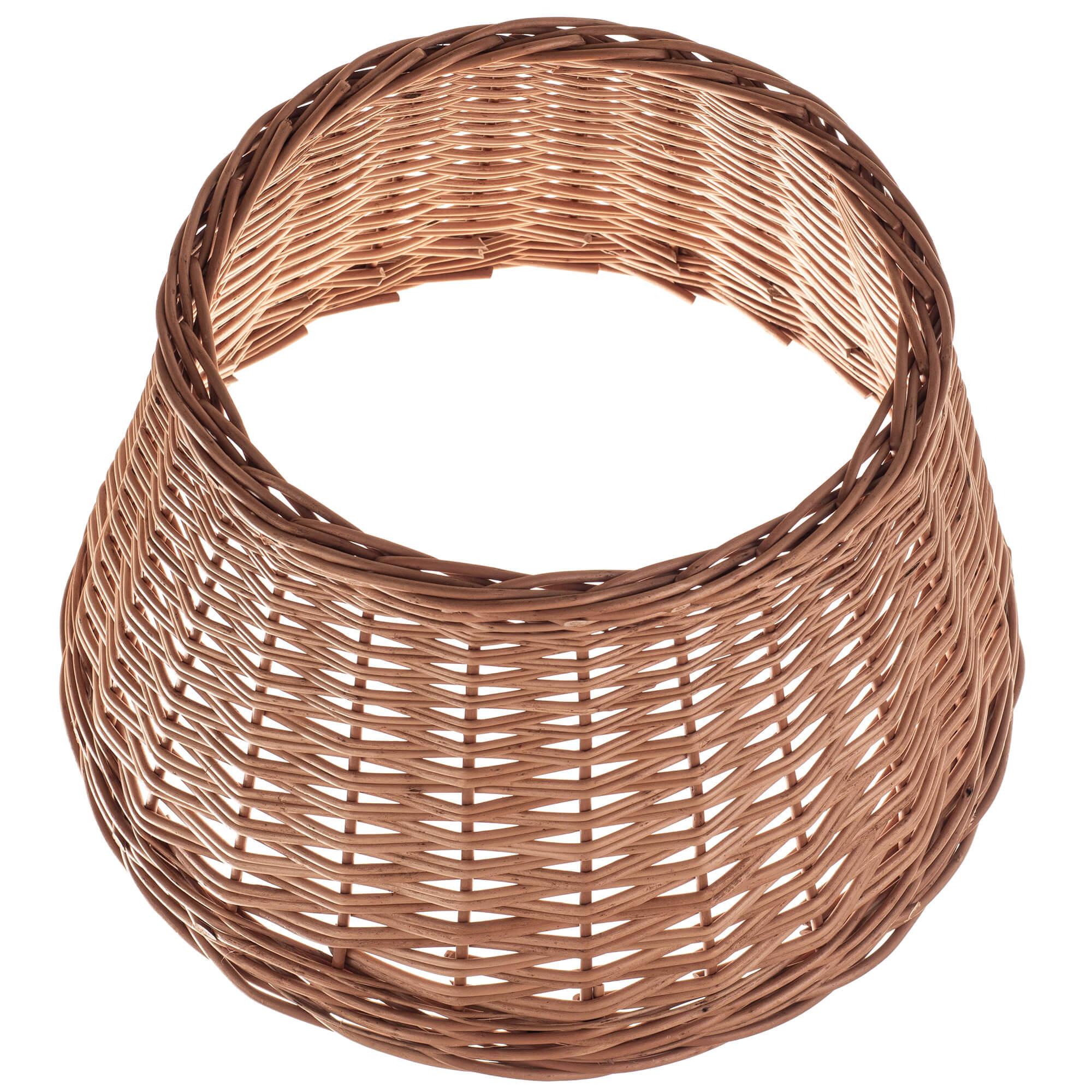 Osłona wiklinowa choinkowa naturalna Aliano 46.5cm jasna