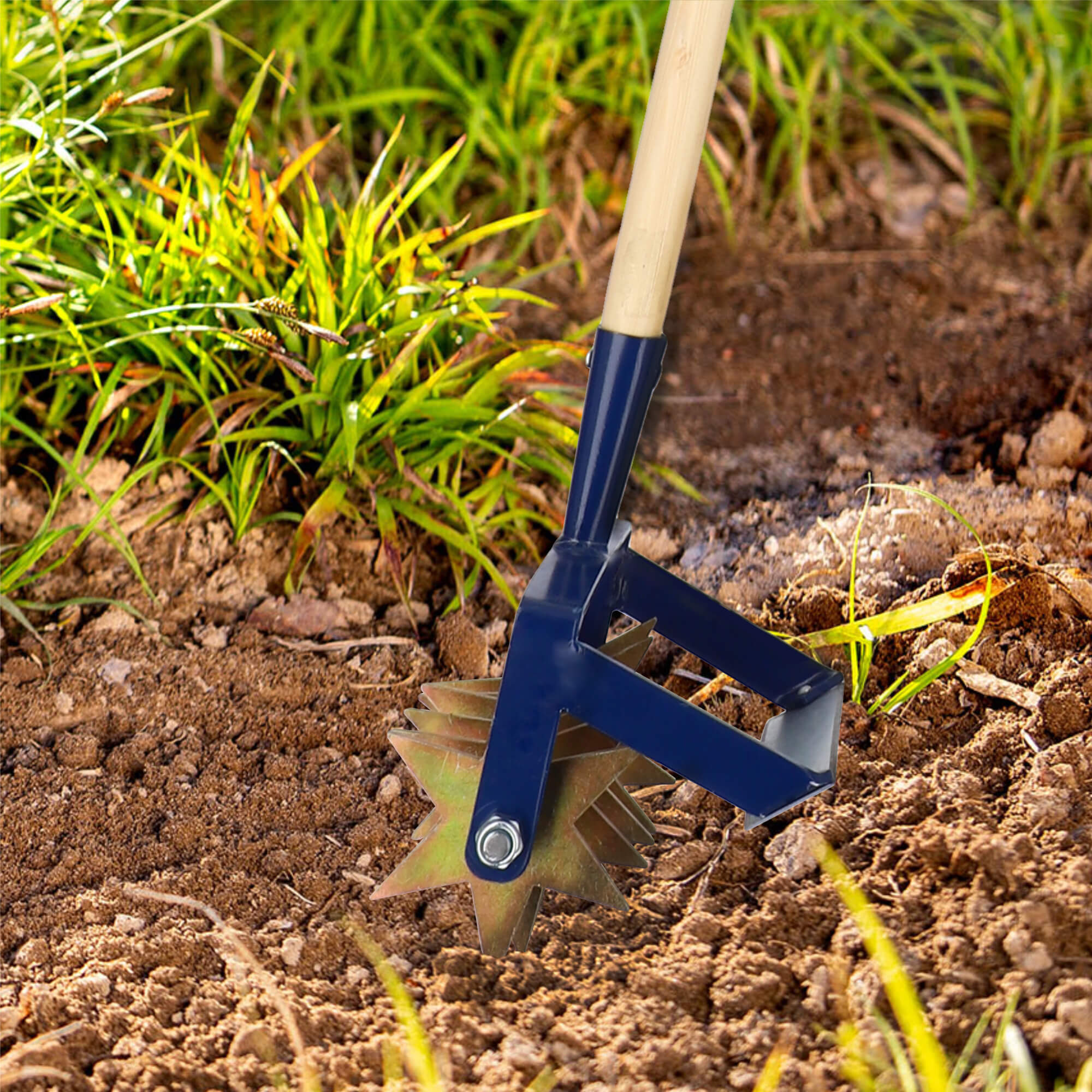 Spulchniacz Kesti 2w1 166 x 23 cm, niebieski