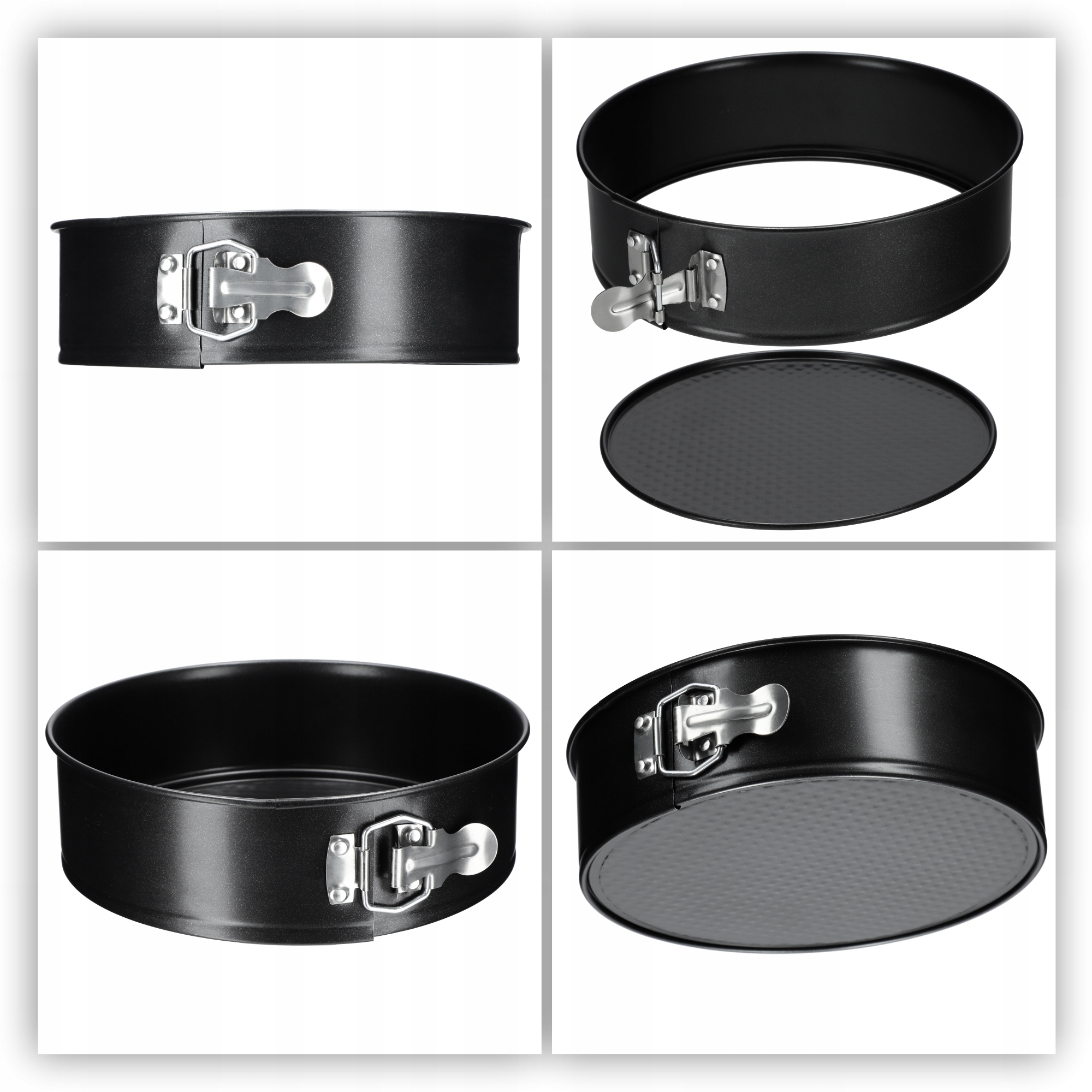 Tortownica okrągła Lodi 26 x 7 cm, czarna