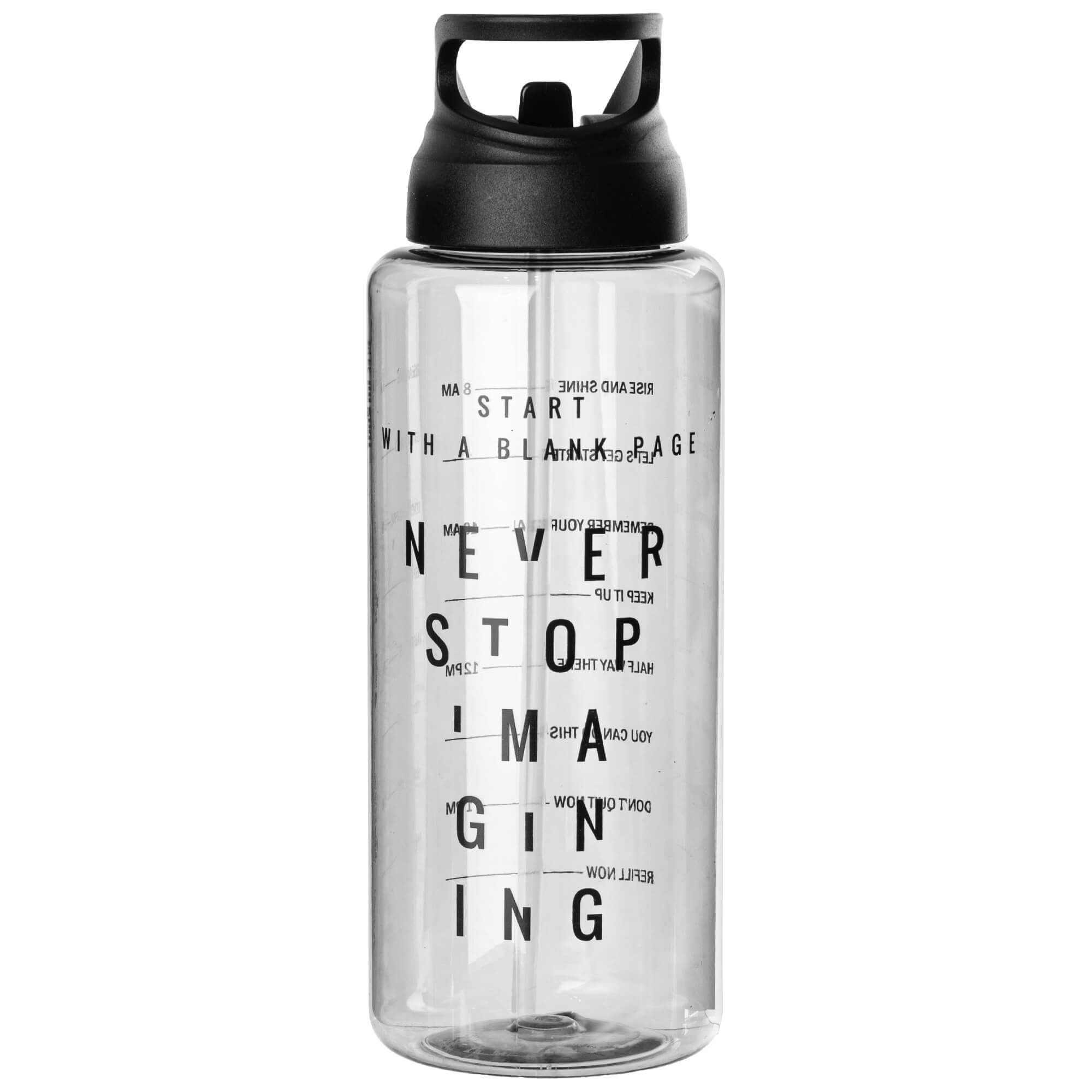 Butelka tritanowa na wodę Soave 1L czarna