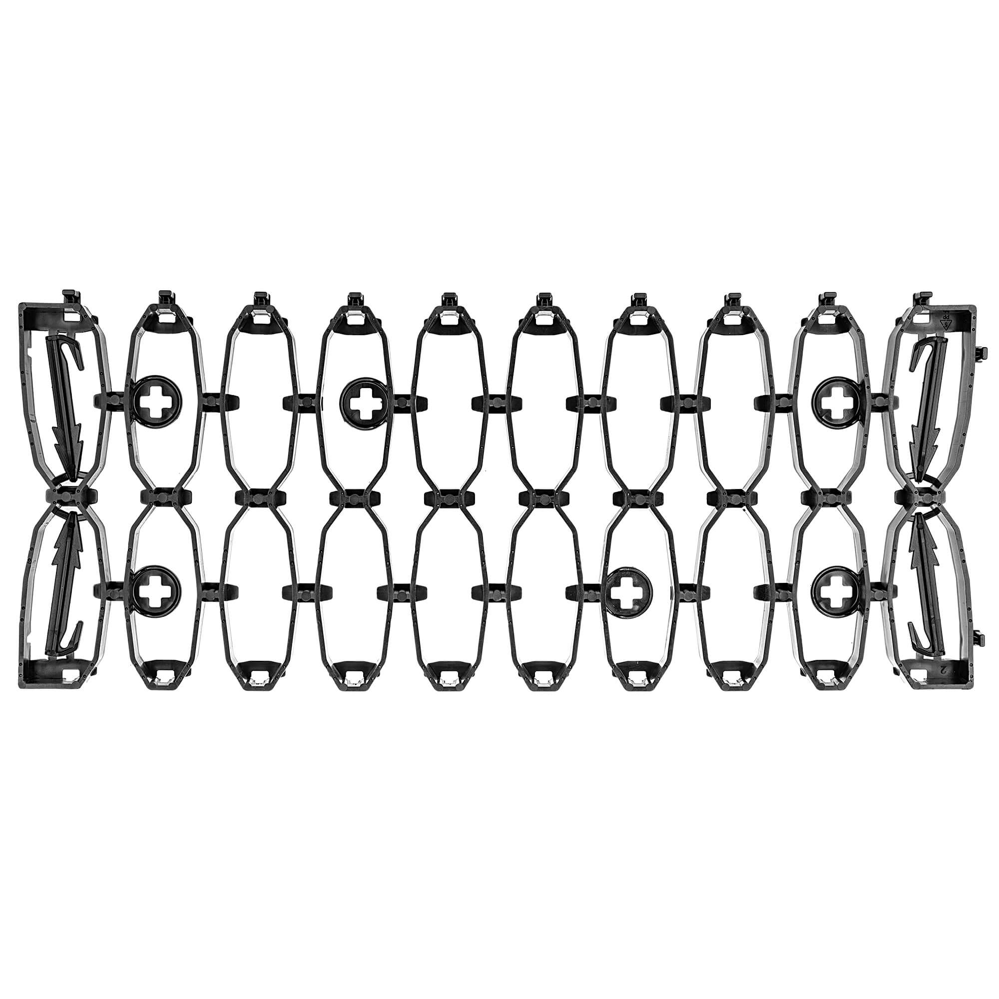 Kratka trawnikowa Montaron pod roboty koszące 47 x 20 cm czarna 4 szt.