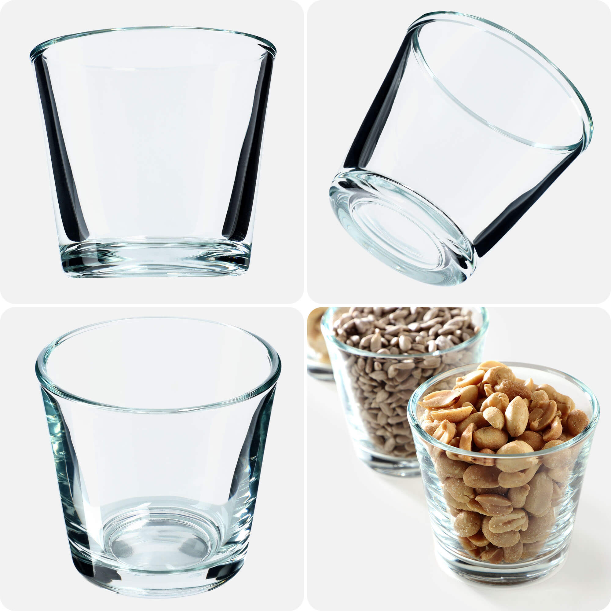 Szklane pojemniki Lago 130 ml, pakiet 6 szt.