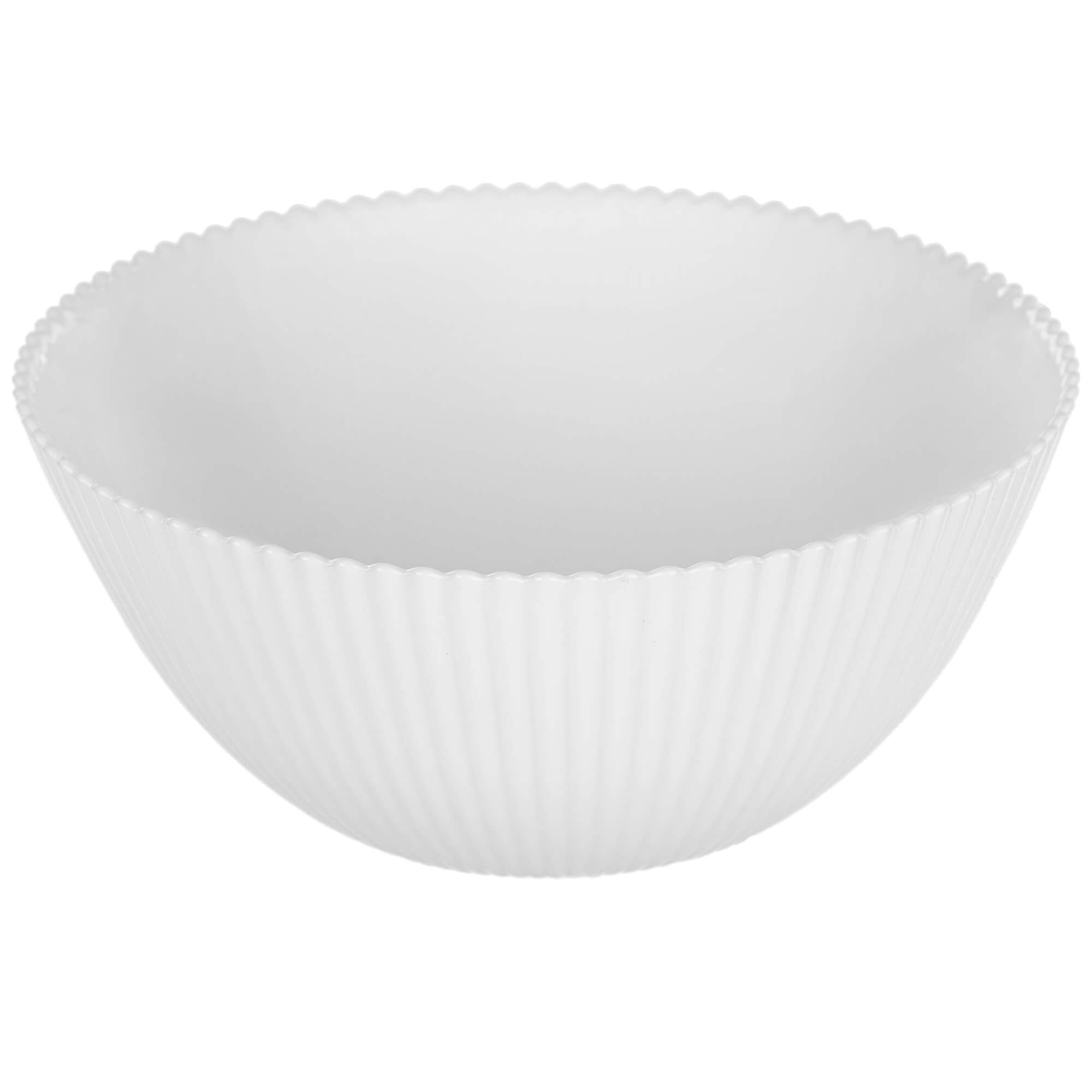 Salaterka szklana Regno 15.2 cm biała 1 szt.