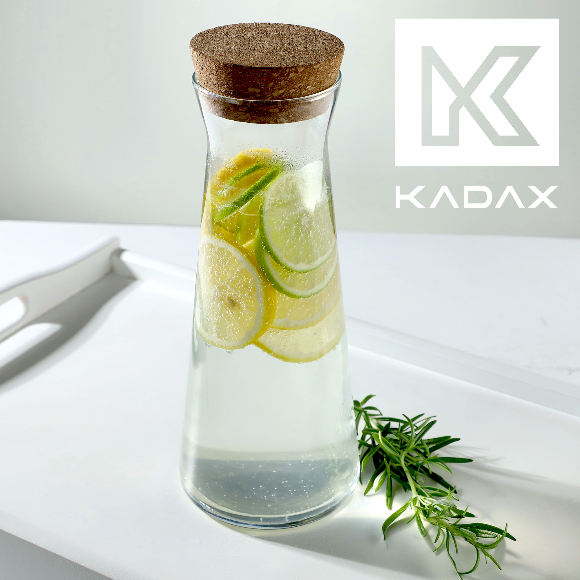 Karafka z korkiem Taggia 1L 2 szt.