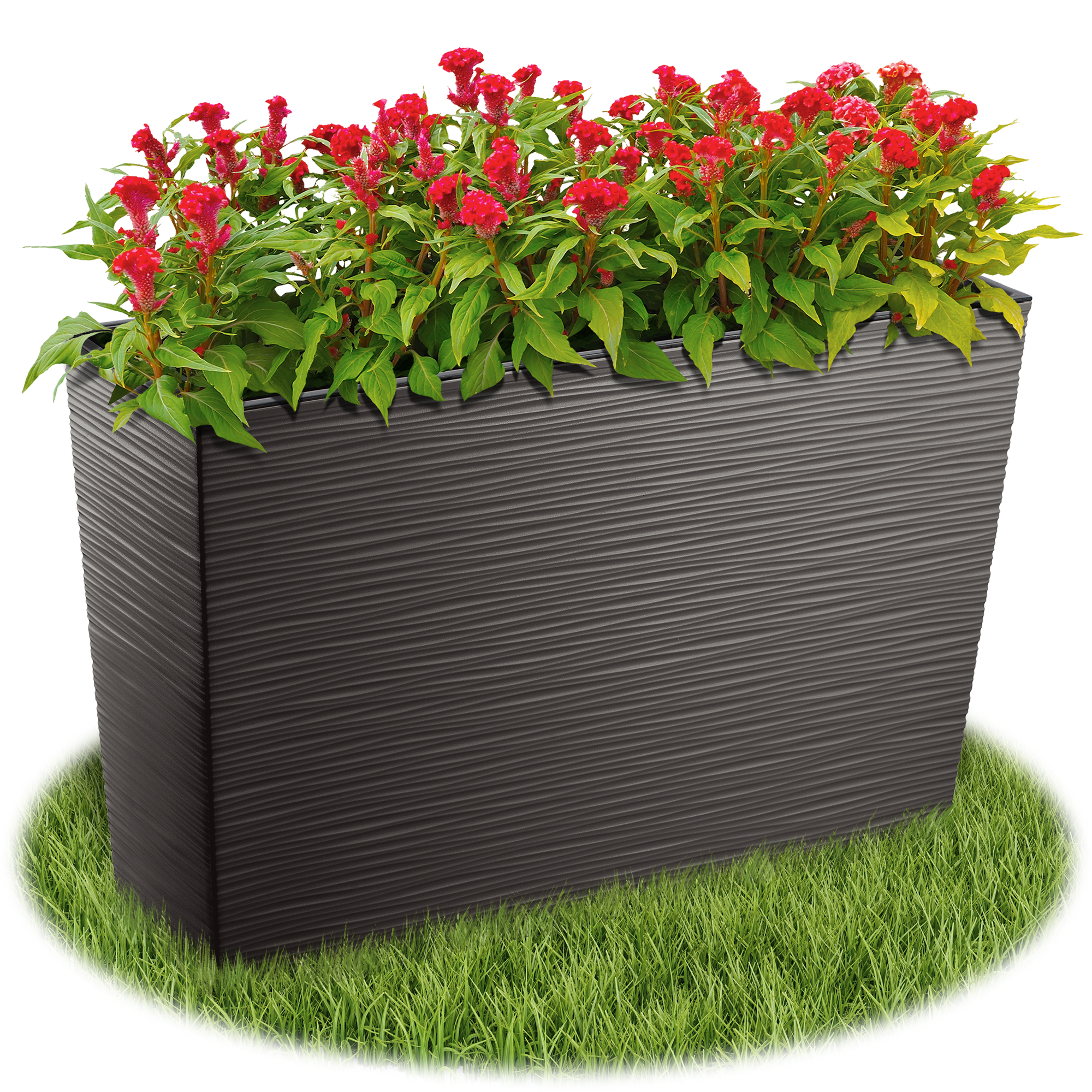 Donica ogrodowa Sorbo dłuto 56 x 19 cm, mokka