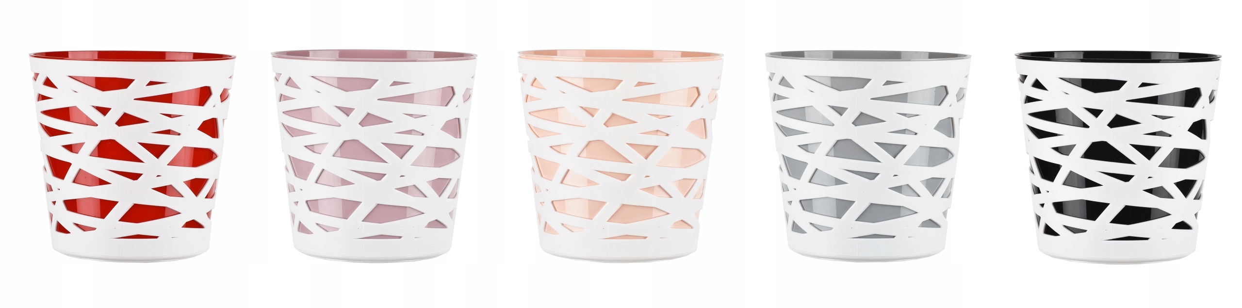 Doniczka z wkładem Rusio 17 cm, szara