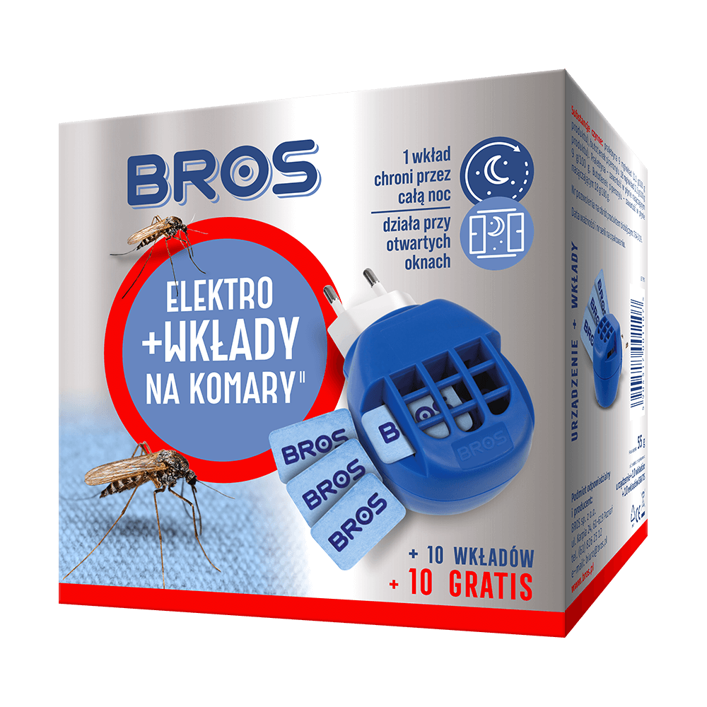 Bros Elektrofumigator + wkłady na komary