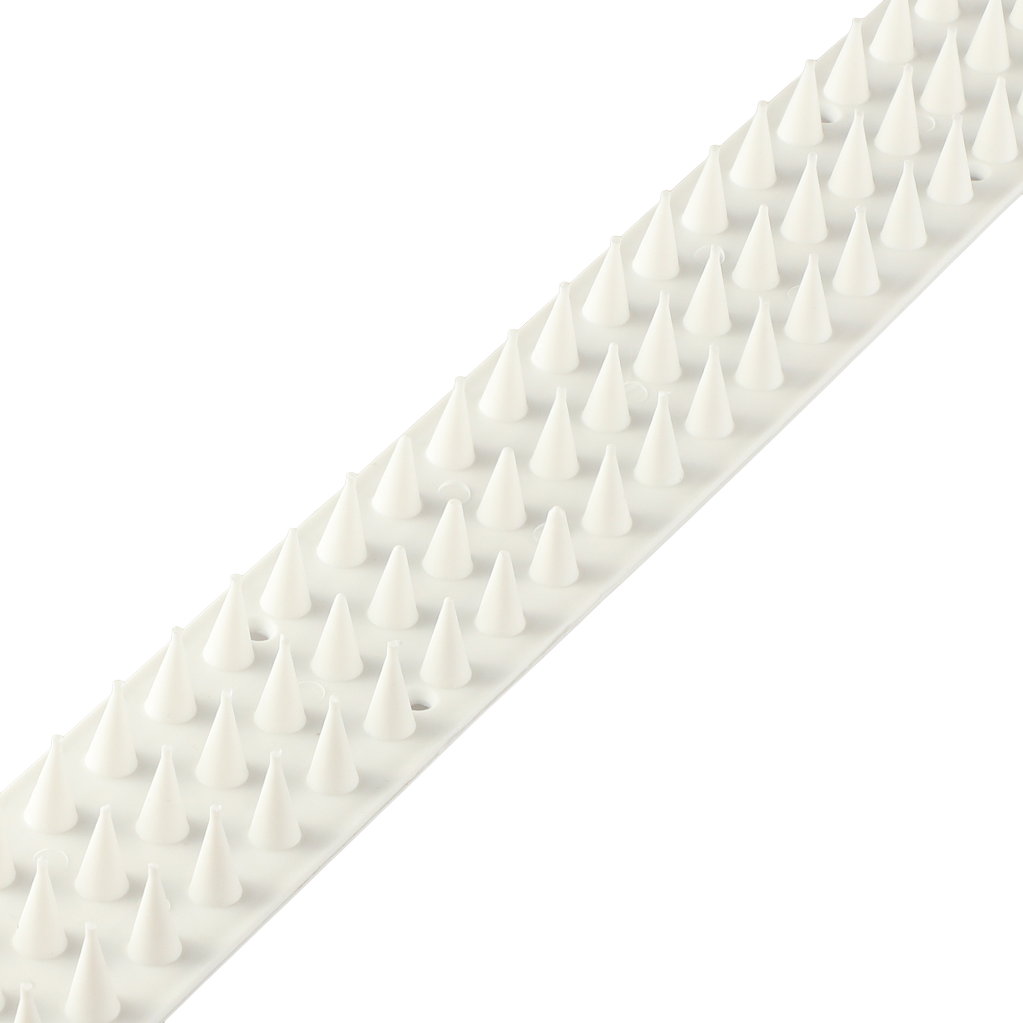 Plastikowe kolce Tosta przeciw ptakom 4,5 x 50 cm białe 10 szt.
