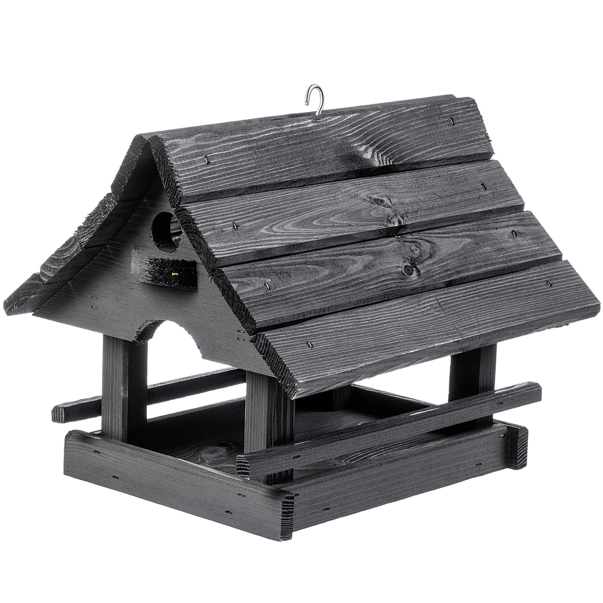 Karmnik dla ptaków Arbis domek 30 x 25 cm antracytowy