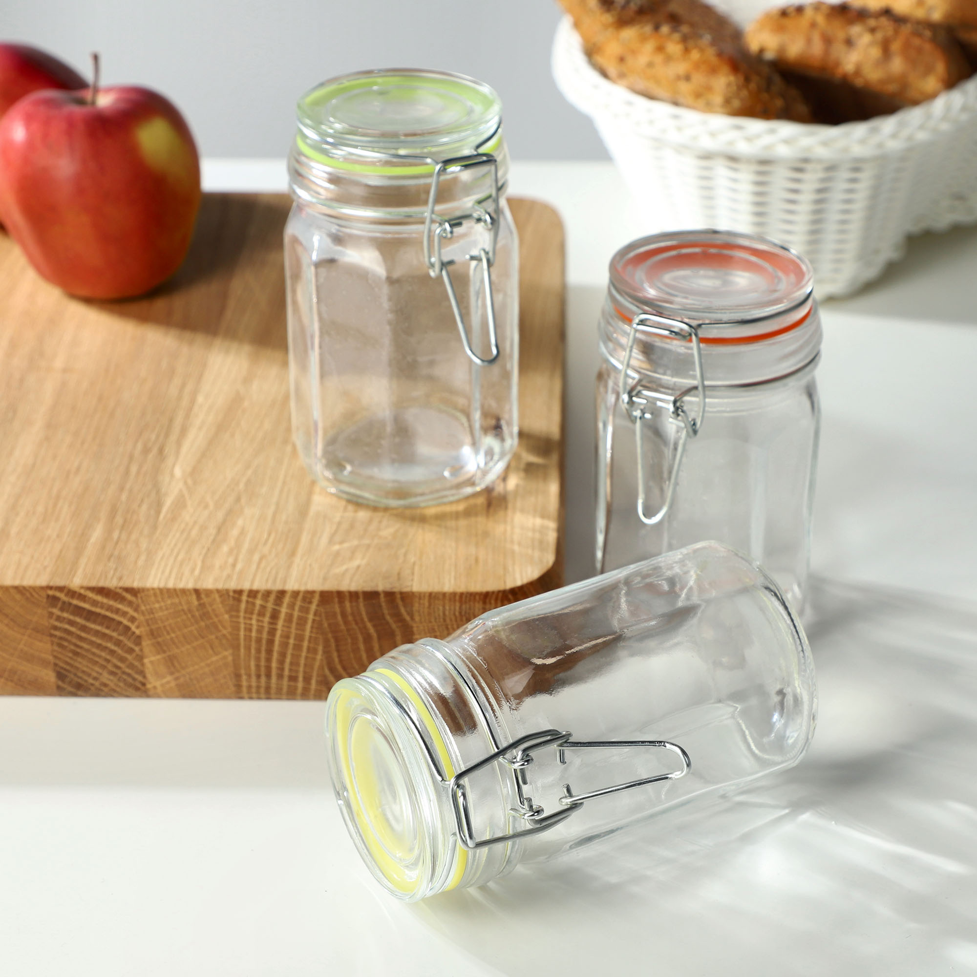 Zestaw słoików z klipsem Fabro 260 ml 3szt