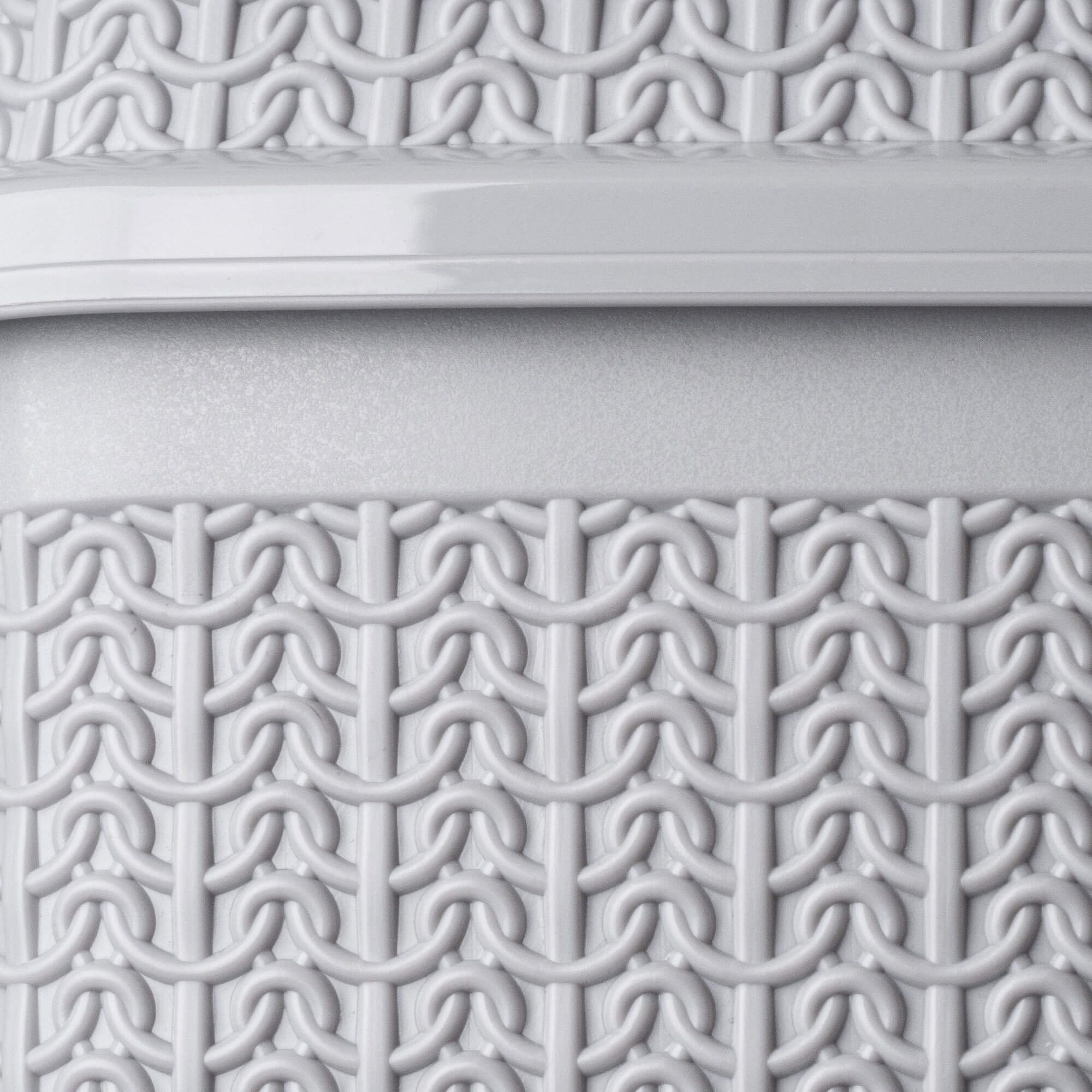 Kosz na śmieci Tonni z uchylną pokrywą 10L, szary