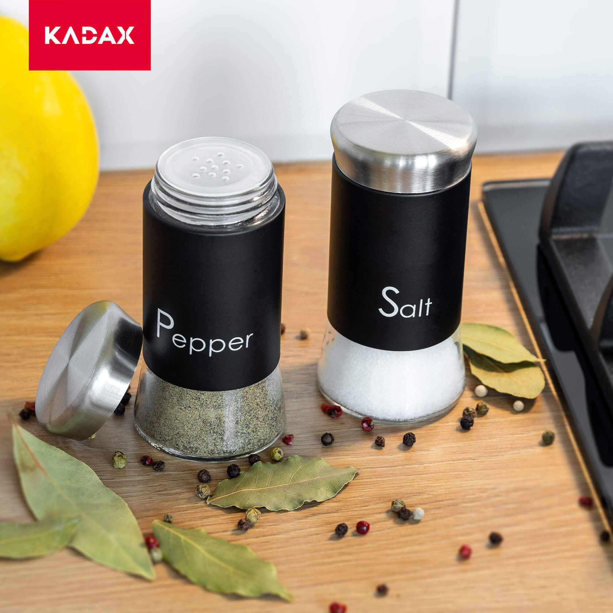 Pojemniki na sól i pieprz Force 150 ml 2 szt.