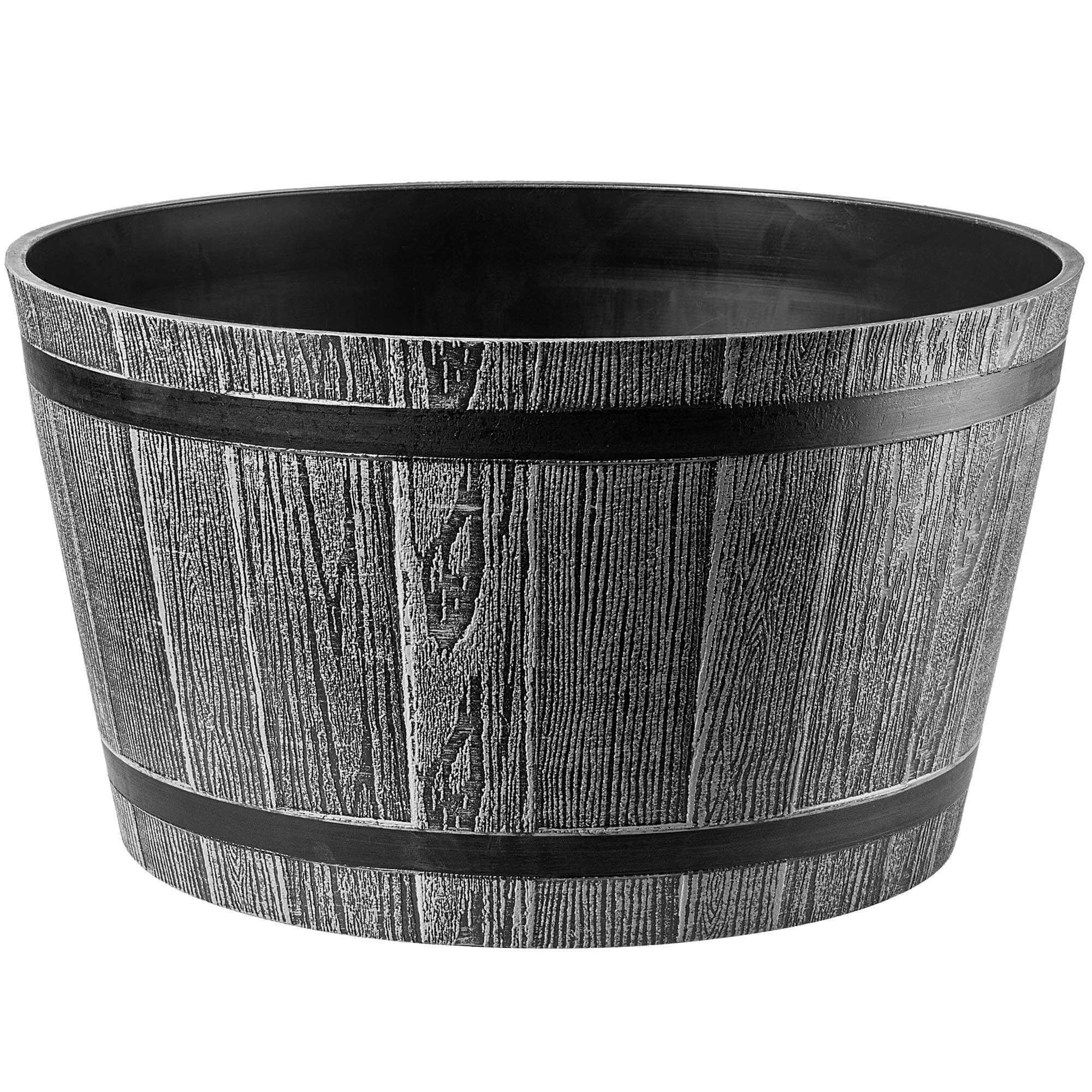Donica na kwiaty Sori 40 cm, ciemny szary