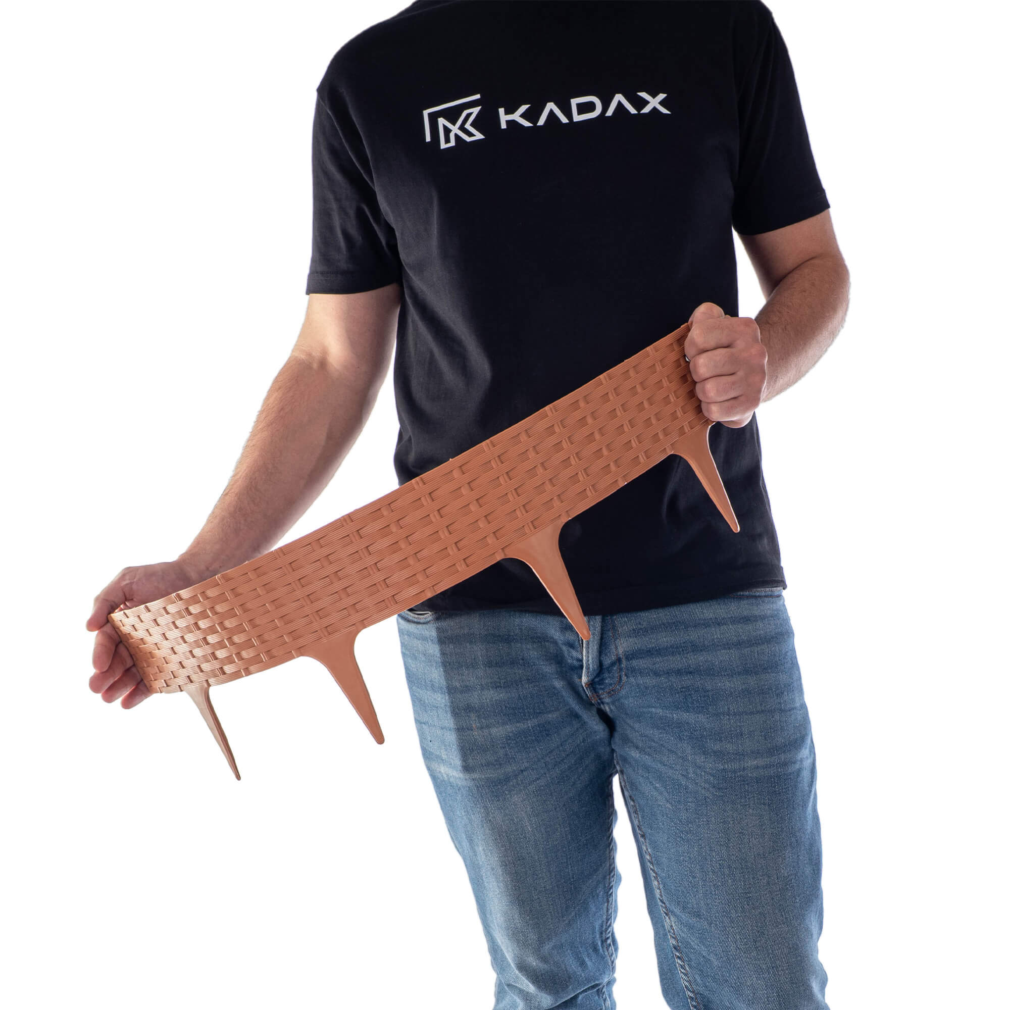 Obrzeże ogrodowe Averton 78 x 9 cm terakota 5 szt.