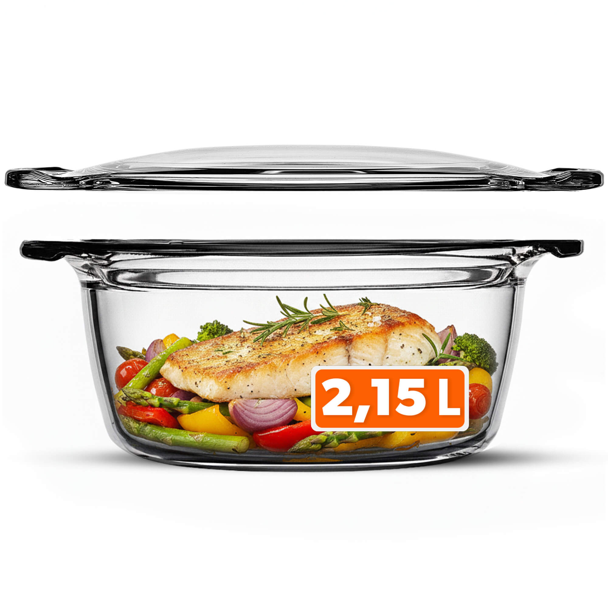 Naczynie żaroodporne Adai 2,15L okrągła