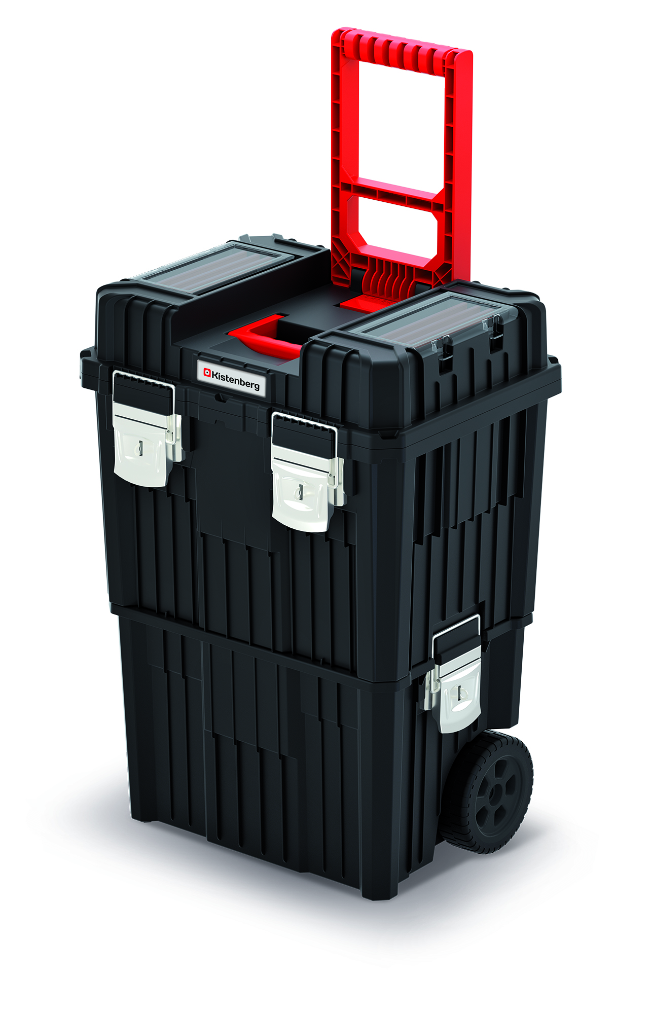 KISTENBERG Skrzynka narzędziowa na kołach Heavy M - KHVWM - czarny