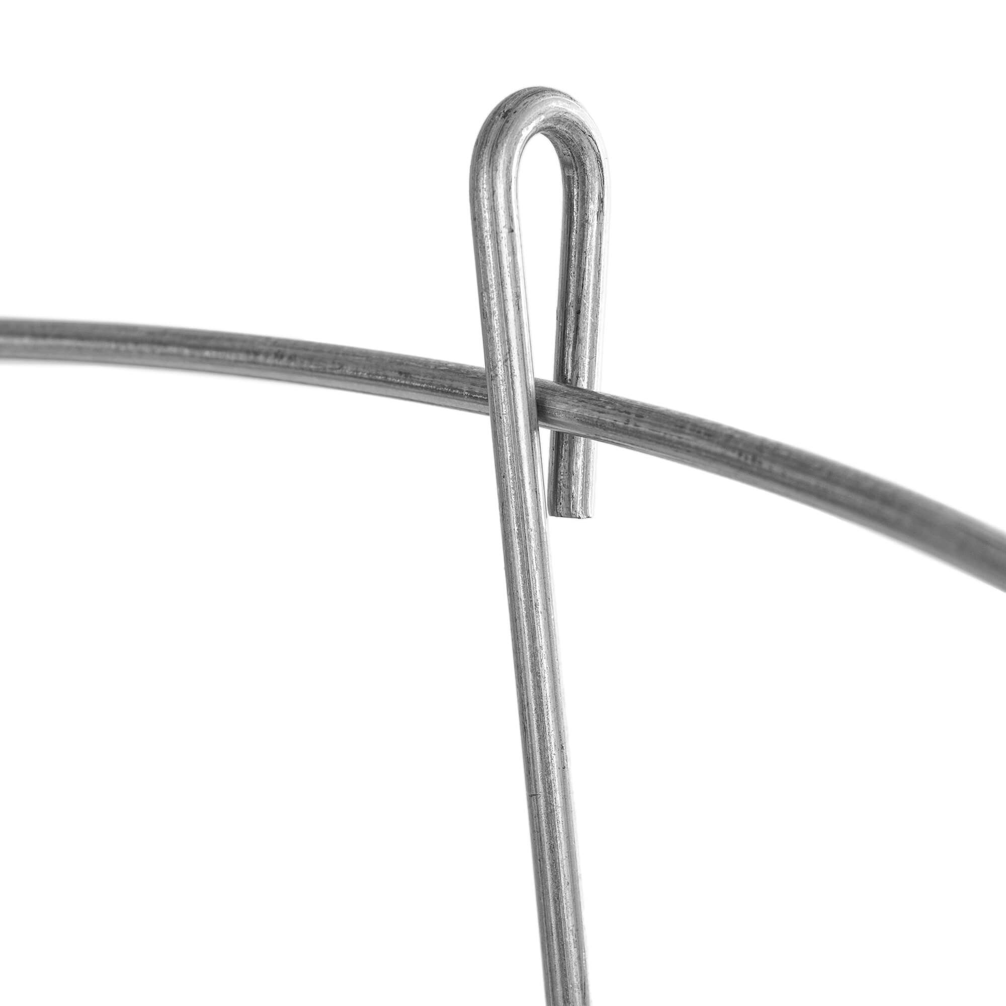 Obejma do roślin stalowa 60 x 36 cm, czarna