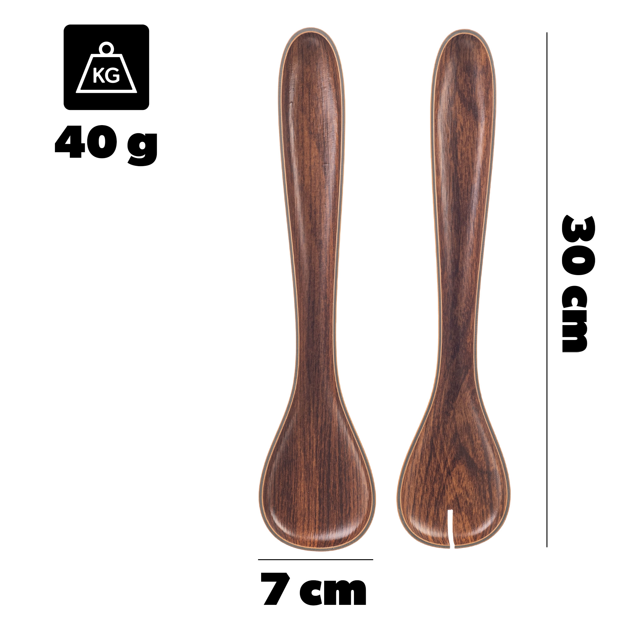 Zestaw łyżek do sałatek Havay 2szt