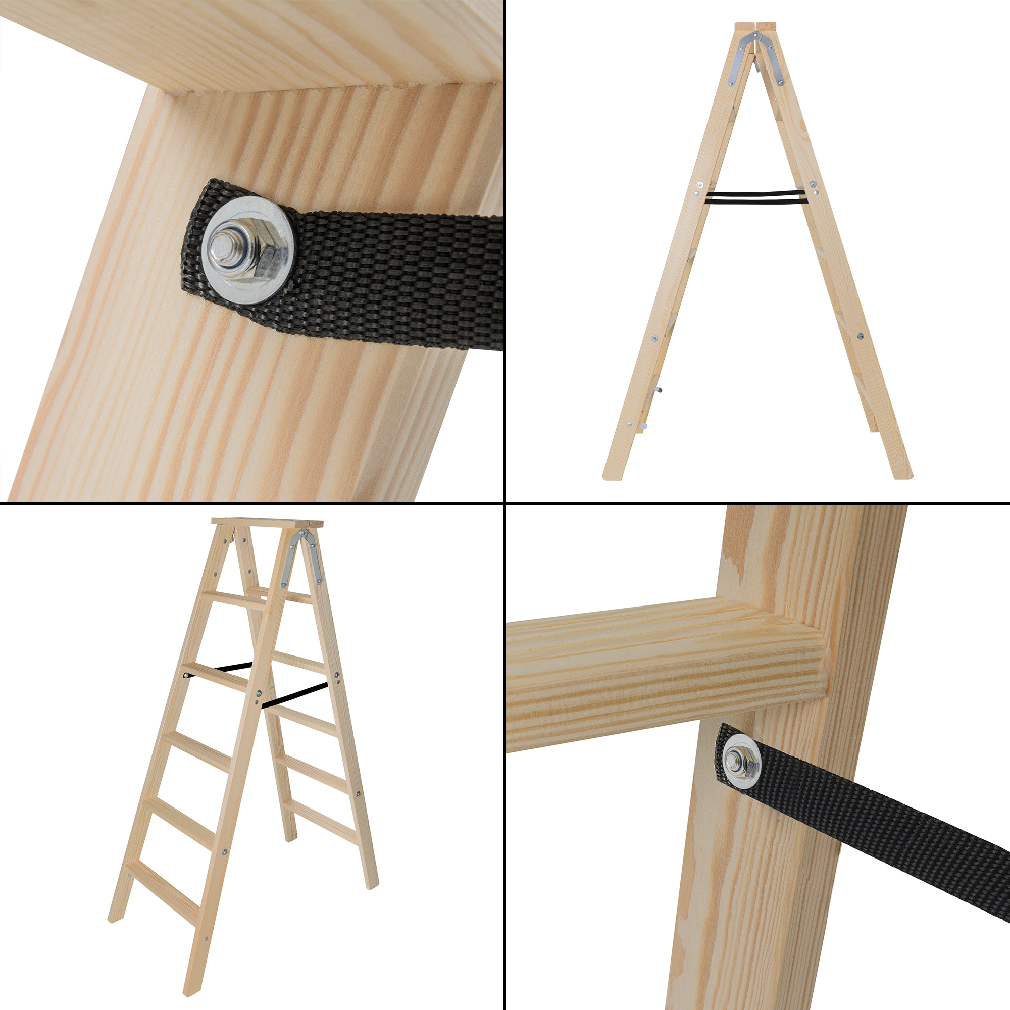 Drabina drewniana Opawa 6 stopni