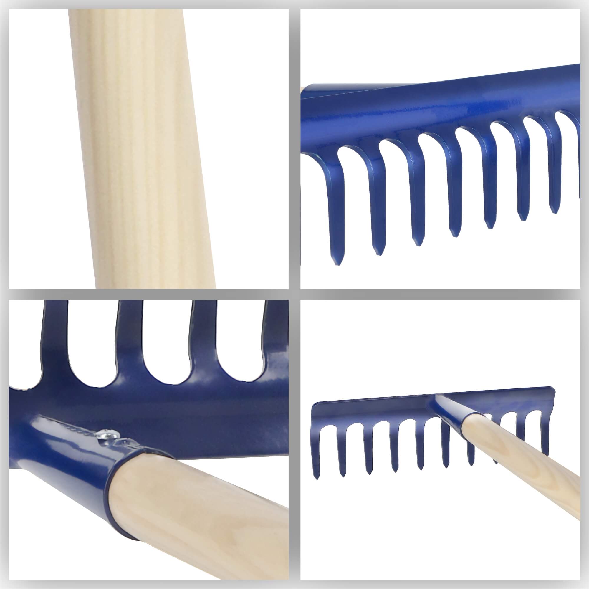 Grabie metalowe Vinci 26 x 134 cm, niebieskie