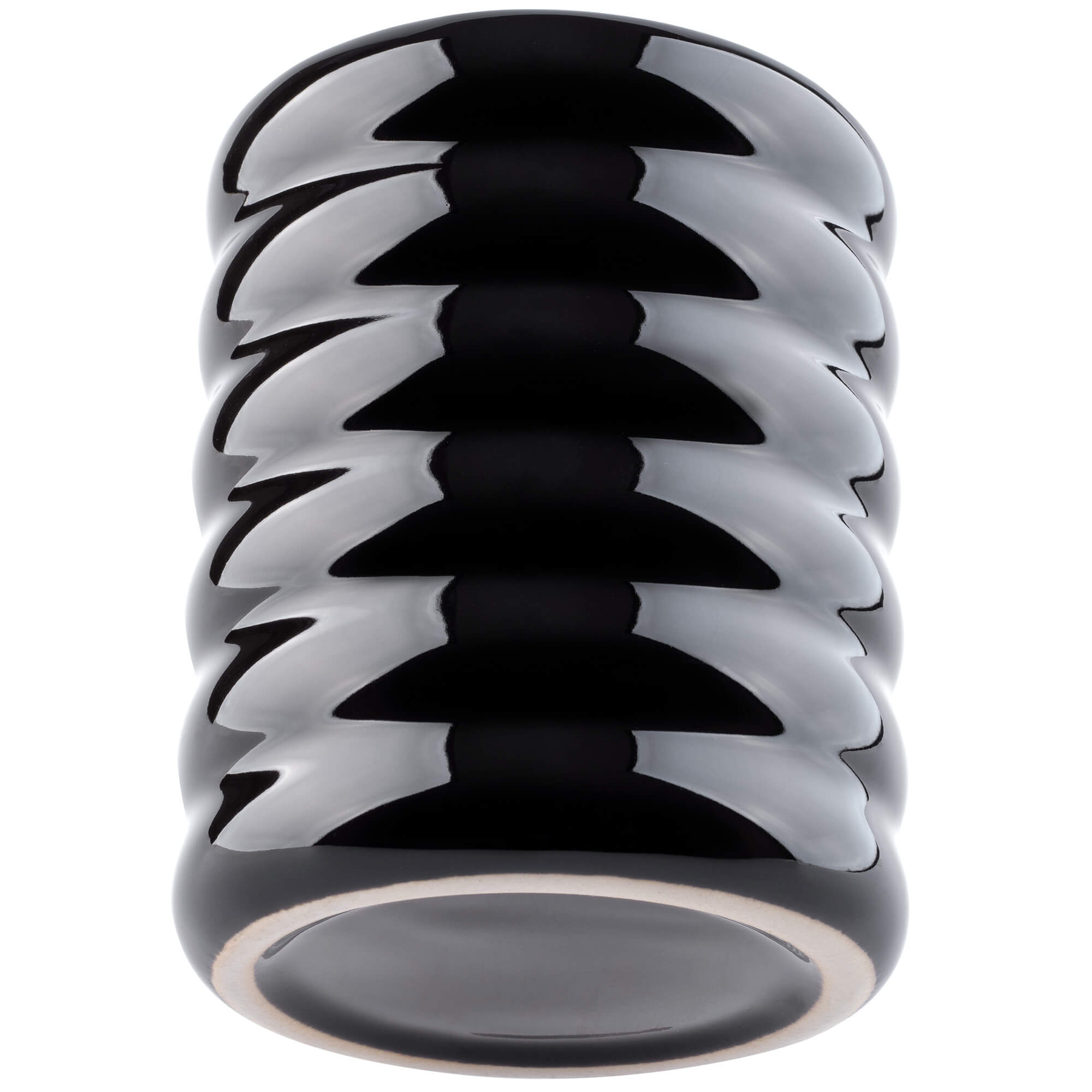 Kubek łazienkowy na pastę i szczoteczki 150 ml, czarny